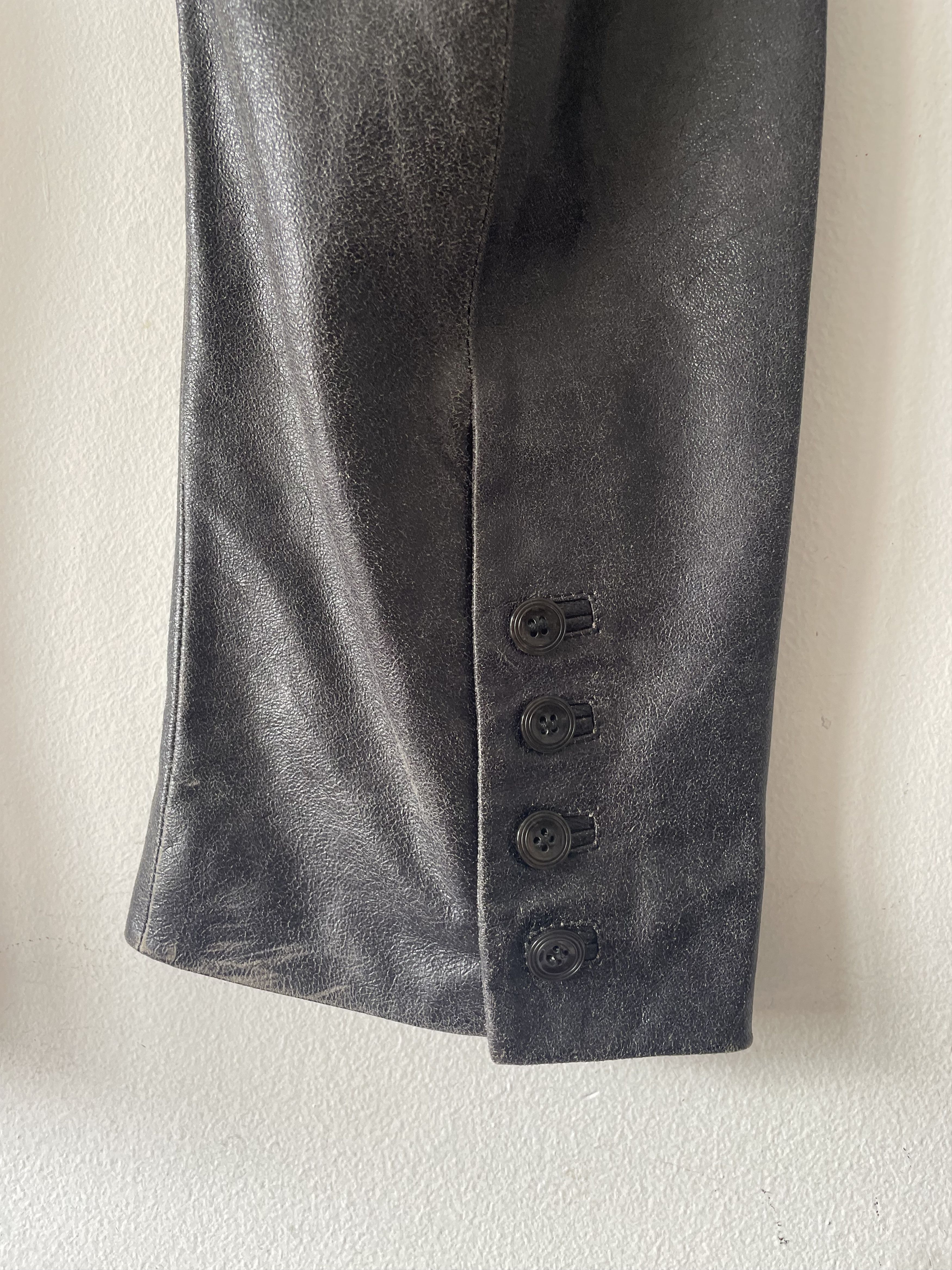 Jean Paul Gaultier Archive lamb leather JPG pants Size 32" / US 10 / IT 46 - 8 Thumbnail