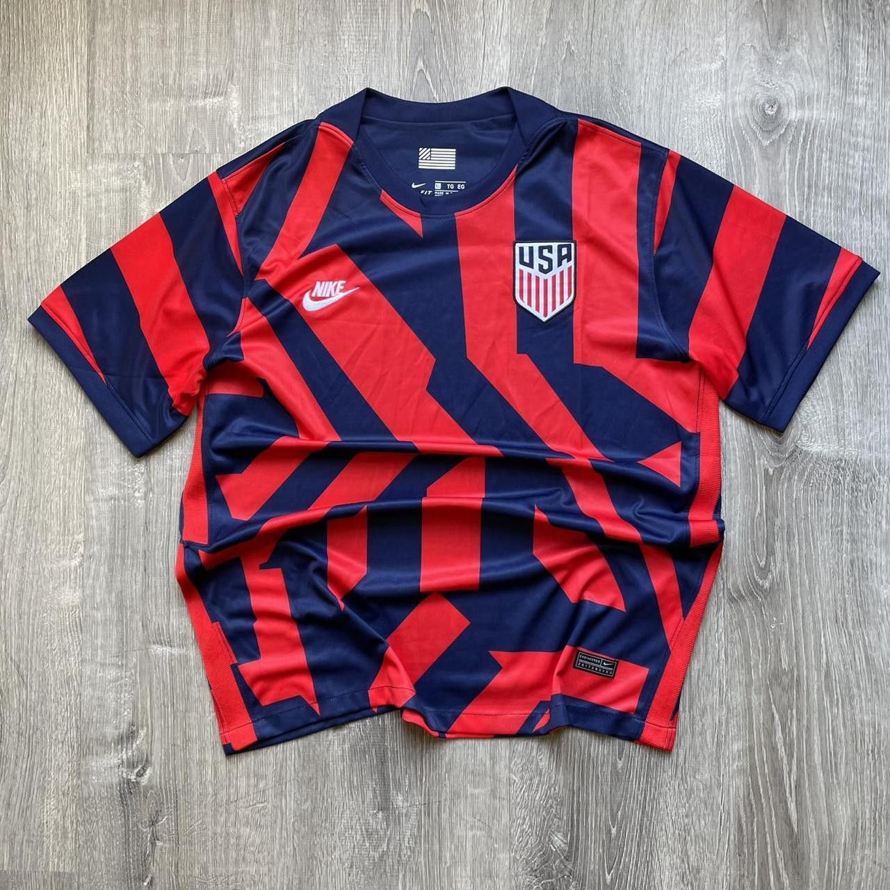 Nike × Vintage Nike USMNT 2021 2022 Away Soccer Jersey Size US XL / EU 56 / 4 - 1 Thumbnail
