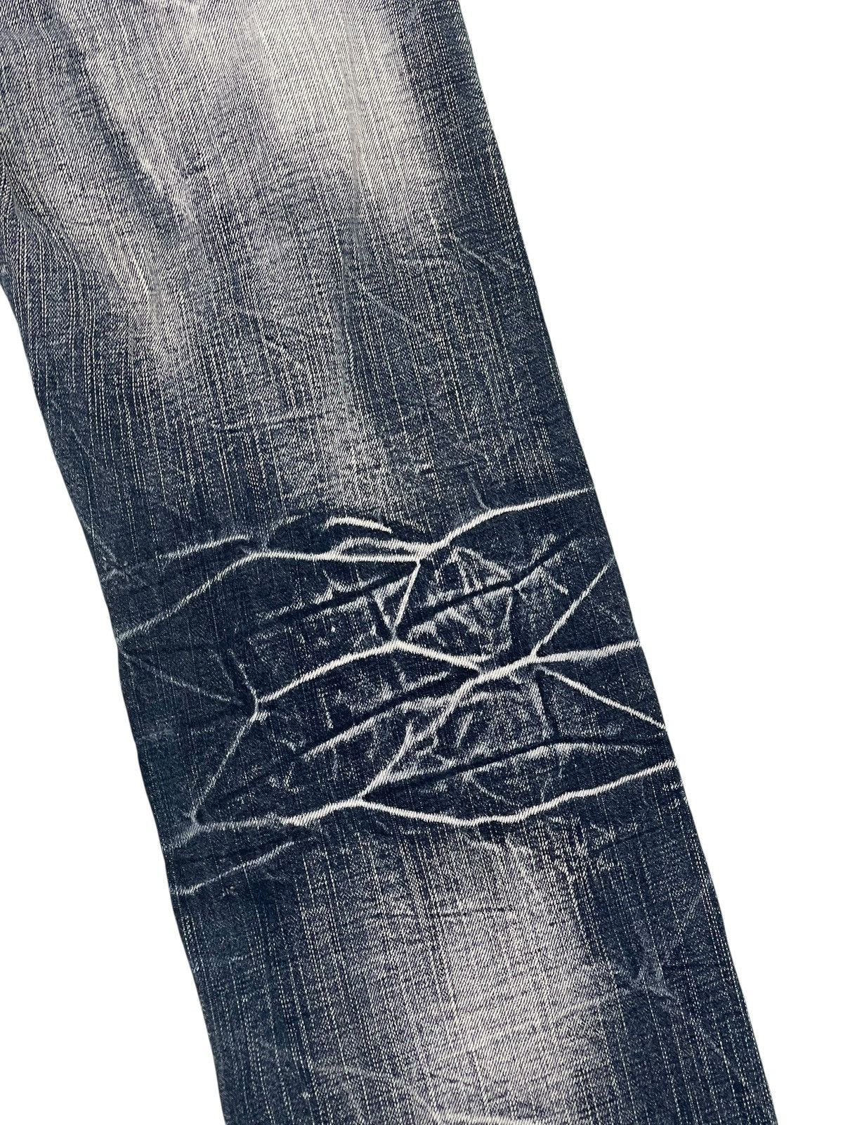 Yasuyuki Ishii Straight Jeans Sorridere Faded Acid Wash Chrome hearts 2🟦8 Size US 34 / EU 50 - 4 Thumbnail