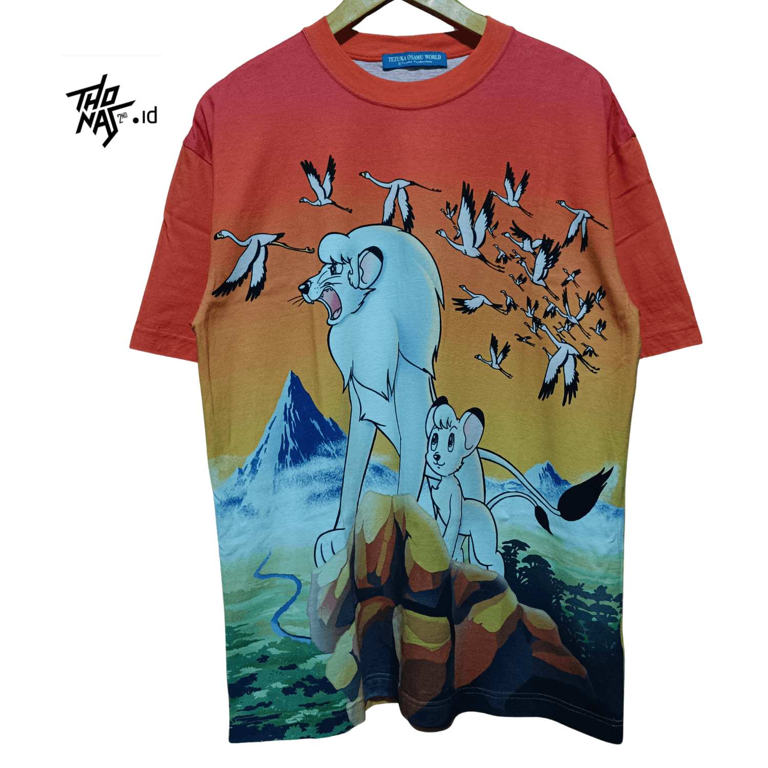 jungle emperor leo アニメキャラクターTシャツ Jungle Emperor Leo