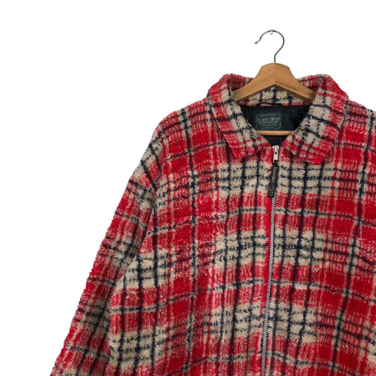 Hysteric Glamour 🔥VINTAGE ZIPPER JACKET FLEECE SHERPA KEARNEY HOUSE TARTAN Size US L / EU 52-54 / 3 - 9 Thumbnail