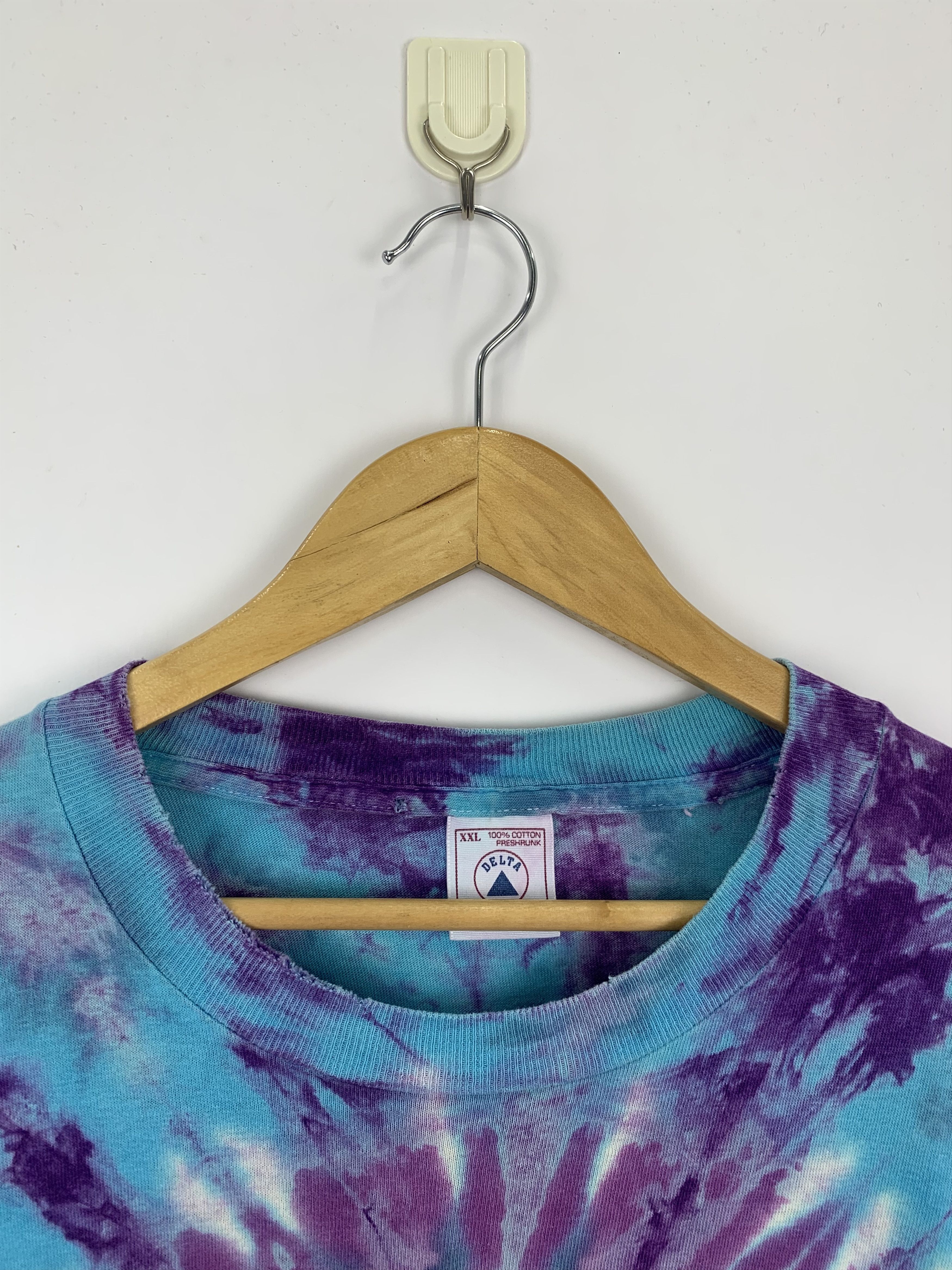 Vintage Vintage 90s Tiedye Tee TA0053 Size US XXL / EU 58 / 5 - 8 Thumbnail