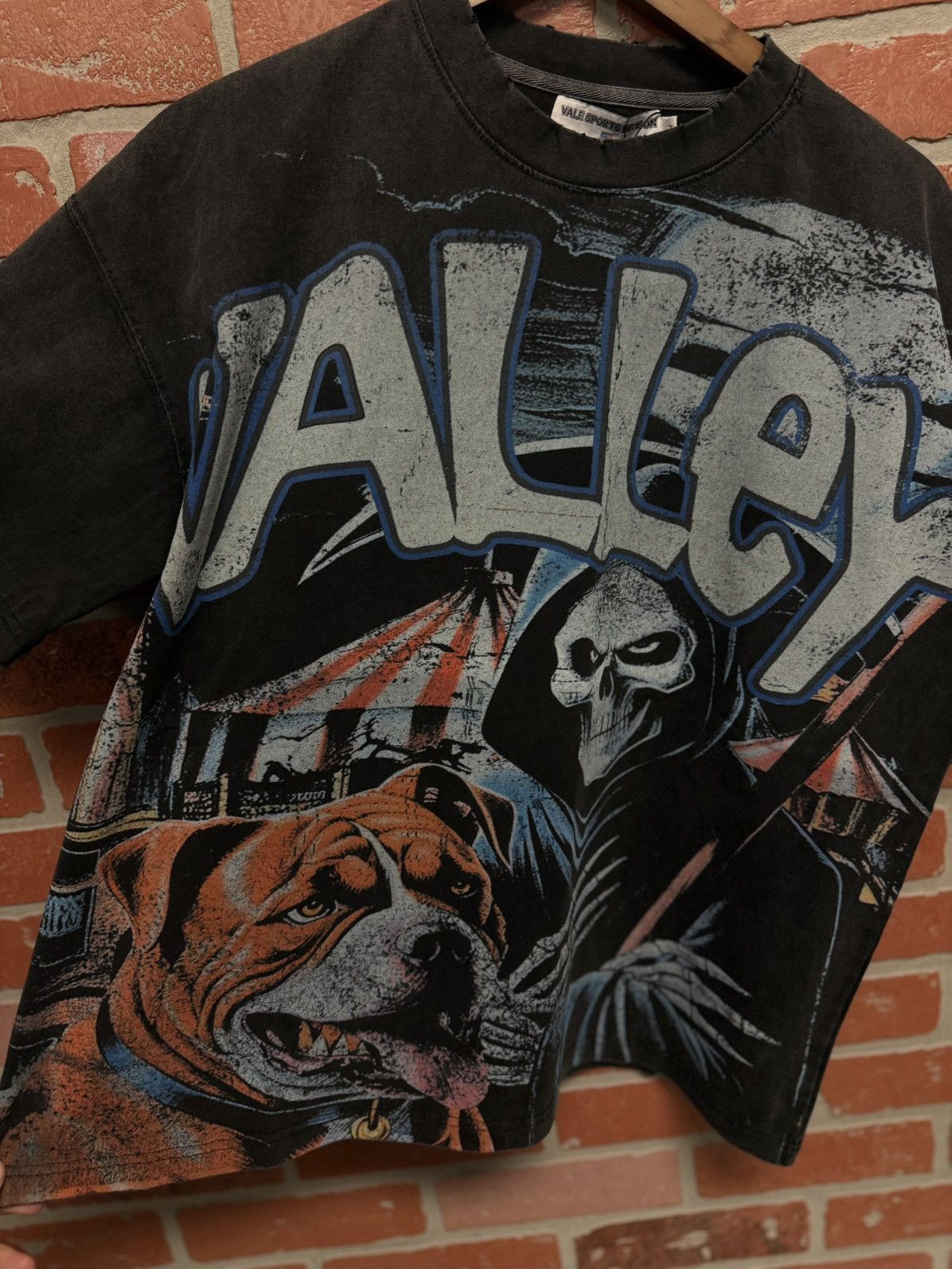 Vale Vale Valley Grim Reaper Tee Shirt Size L Brand New Size US L / EU 52-54 / 3 - 6 Thumbnail
