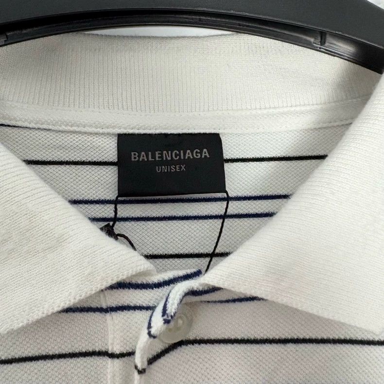 Balenciaga Balenciaga 25ss striped Polo short sleeve Size US M / EU 48-50 / 2 - 3 Thumbnail
