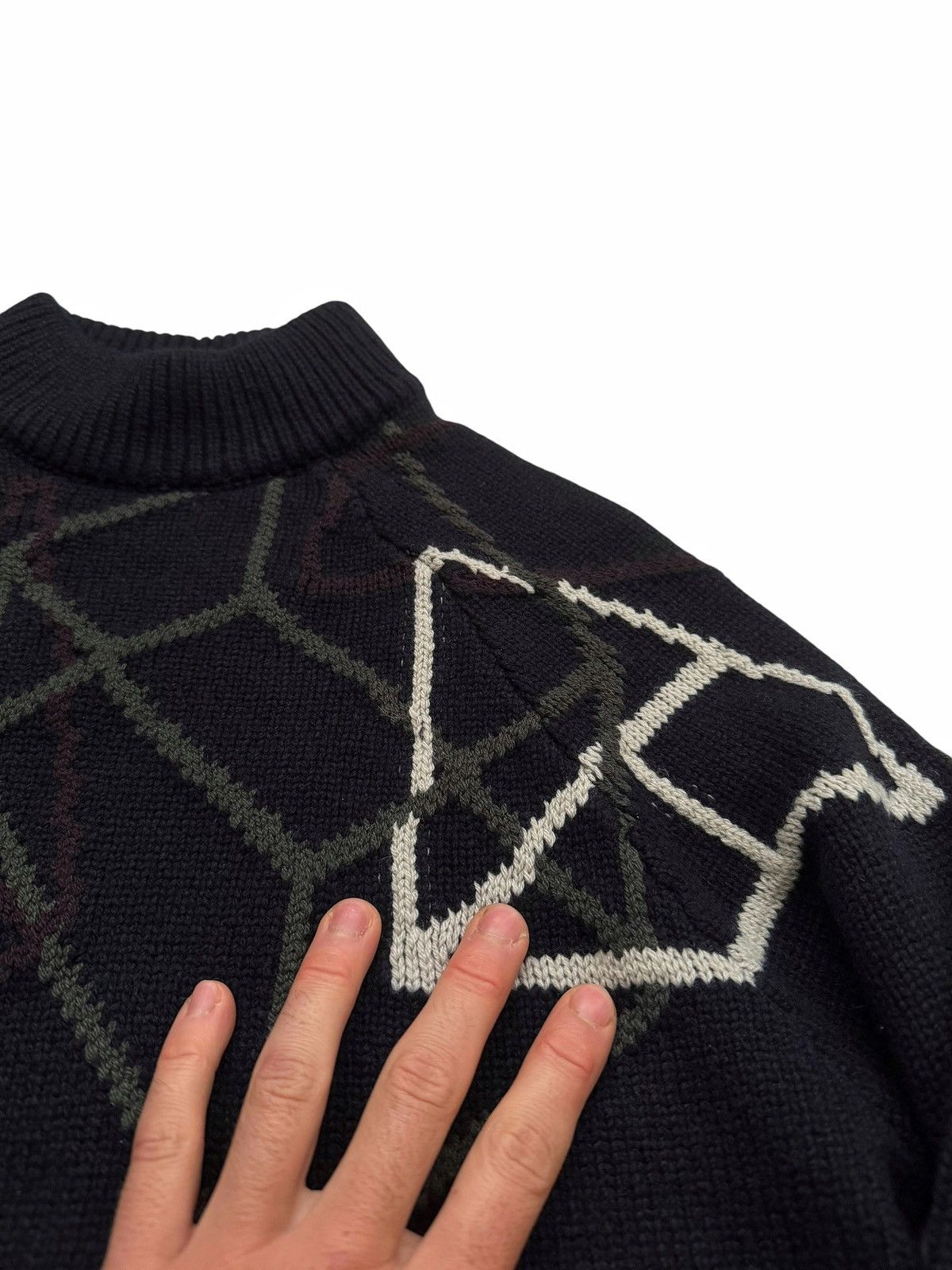 Hermes $3600 FW19 Runway Cashmere Abstract Turtleneck Size US S / EU 44-46 / 1 - 5 Thumbnail