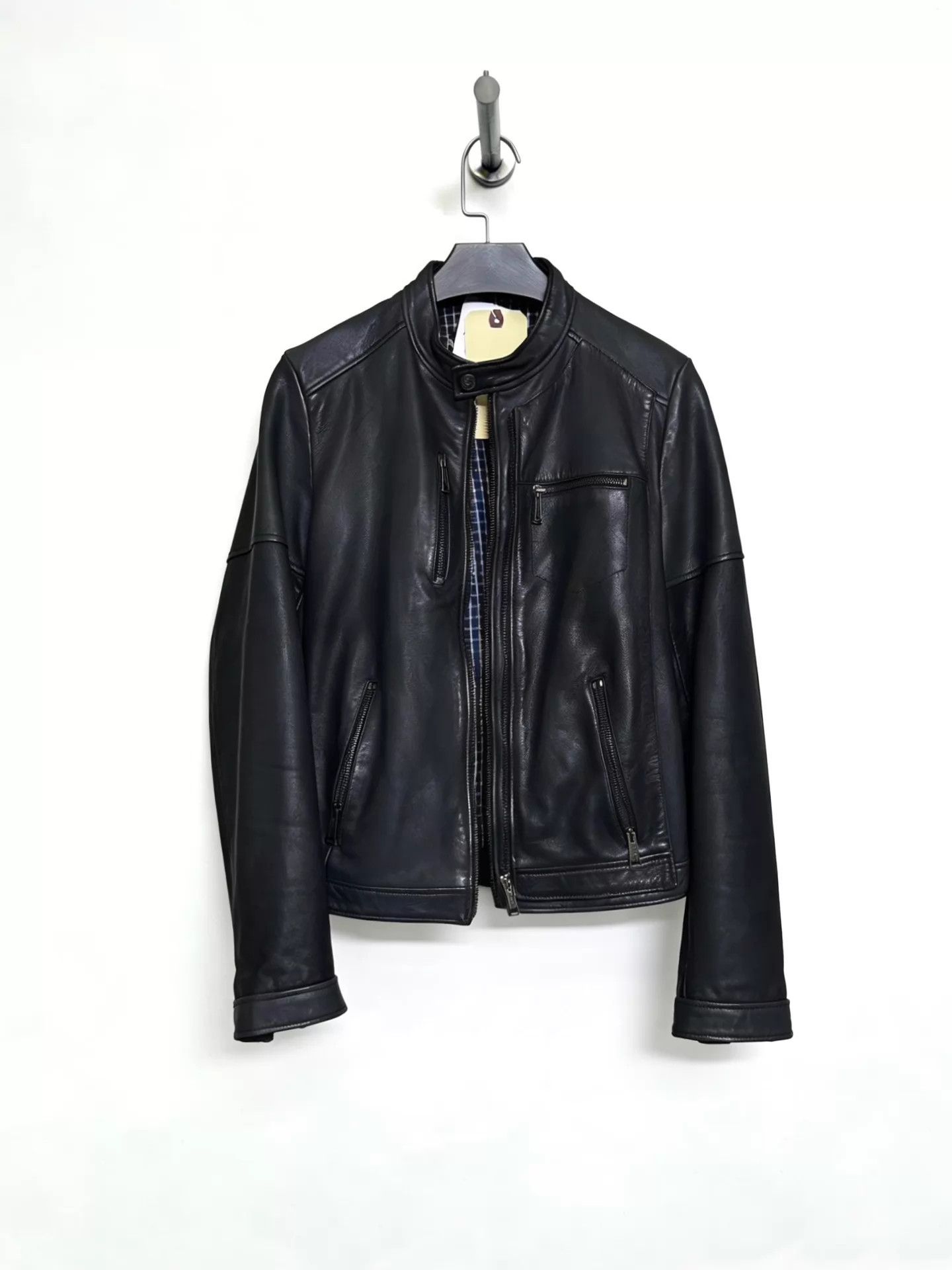 Dsquared2 Dsquared2 2011AW Cafe Racer Lamb Leather Jacket Size US XS / EU 42 / 0 - 1 Thumbnail