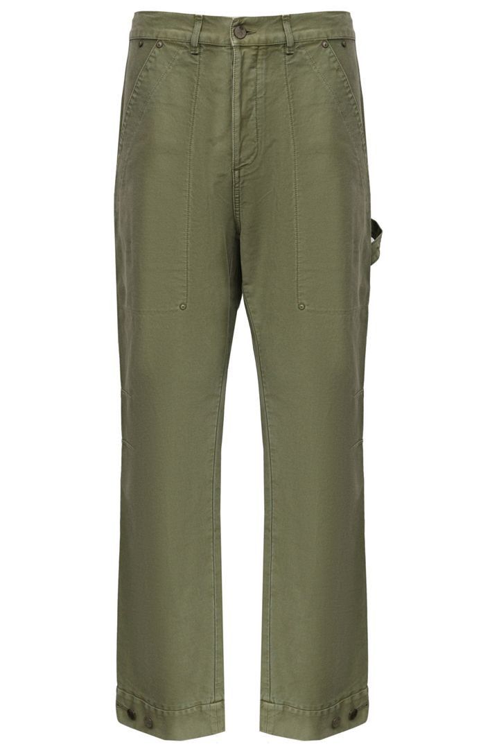 Palm Angels o1y0325 Casual Pant in Green Size US 30 / EU 46 - 1 Thumbnail