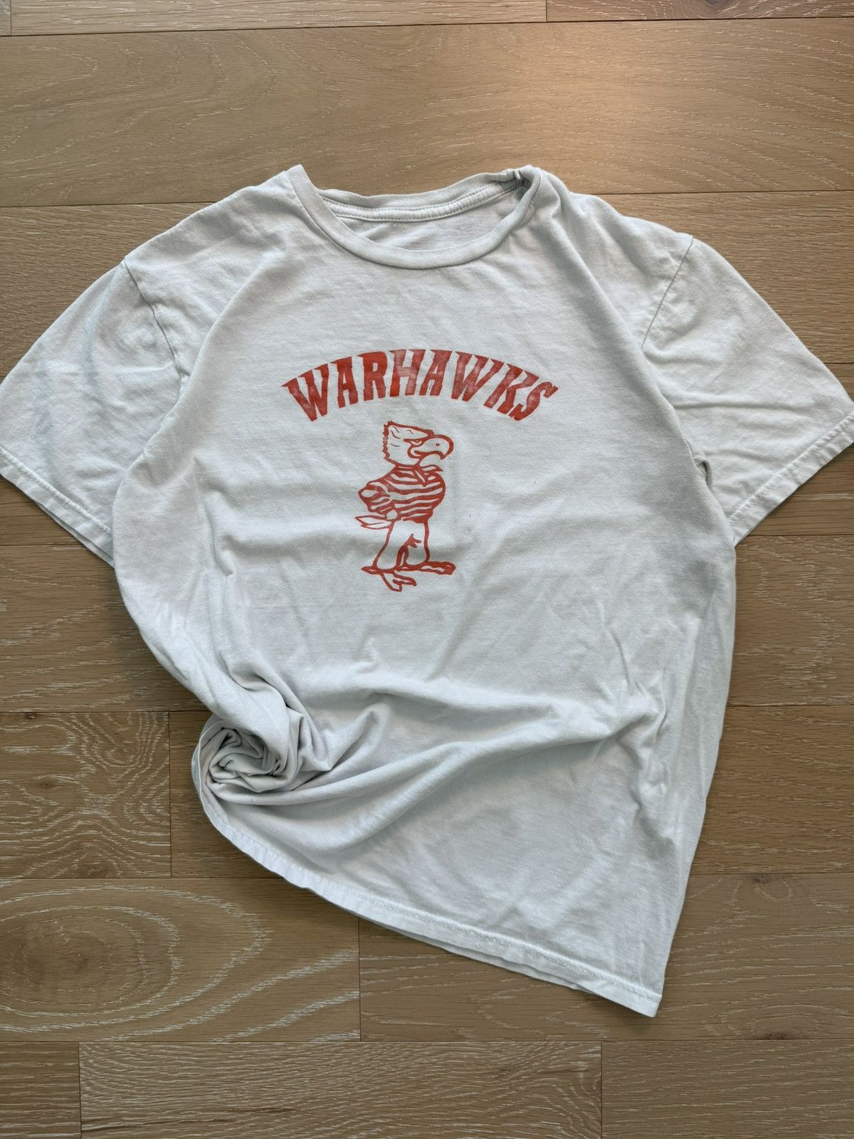 Vintage Retro Warhawks Team Sport Vintage Graphic Tee Size S / US 4 / IT 40 - 1 Thumbnail
