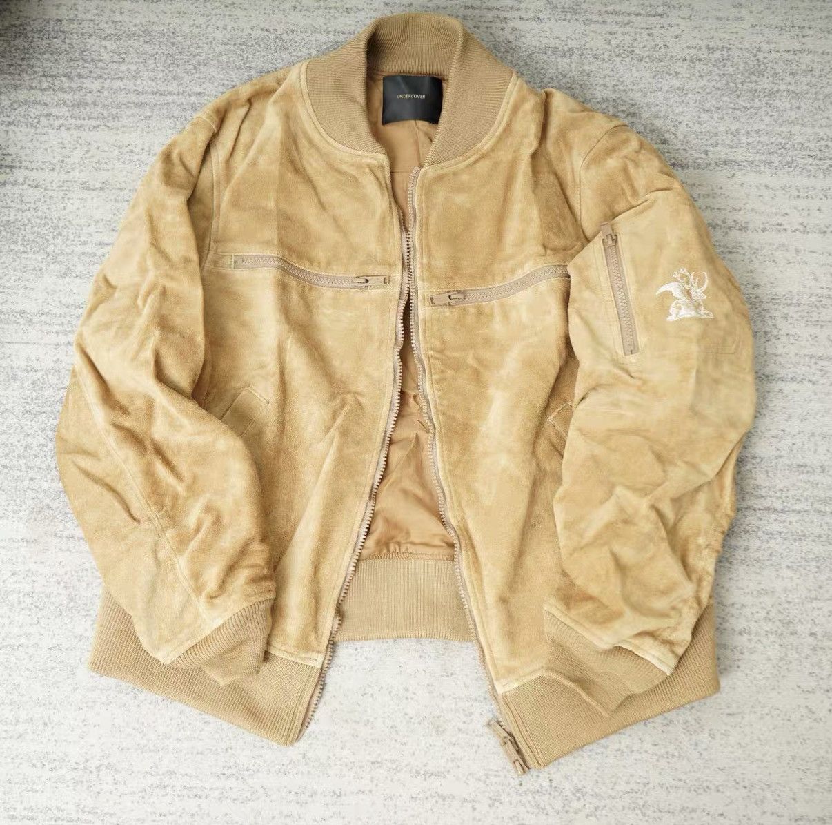 Undercover Undercover Leather & Suede MA-1 Jacket Size US S / EU 44-46 / 1 - 1 Thumbnail