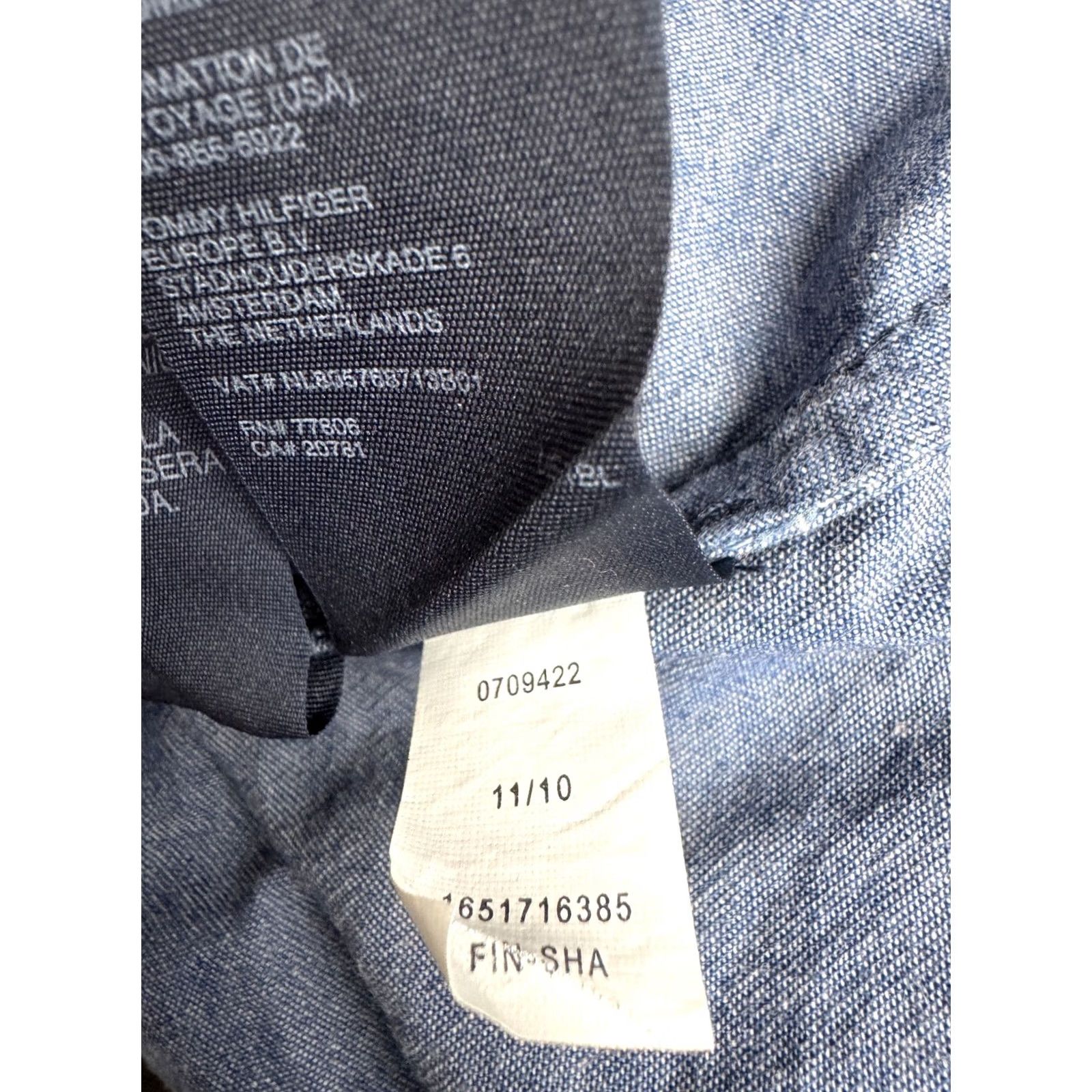Tommy Hilfiger Tommy Hilfiger Womens denim blue dress XS A-Line Knee Length Dress Size XS / US 0-2 / IT 36-38 - 7 Thumbnail