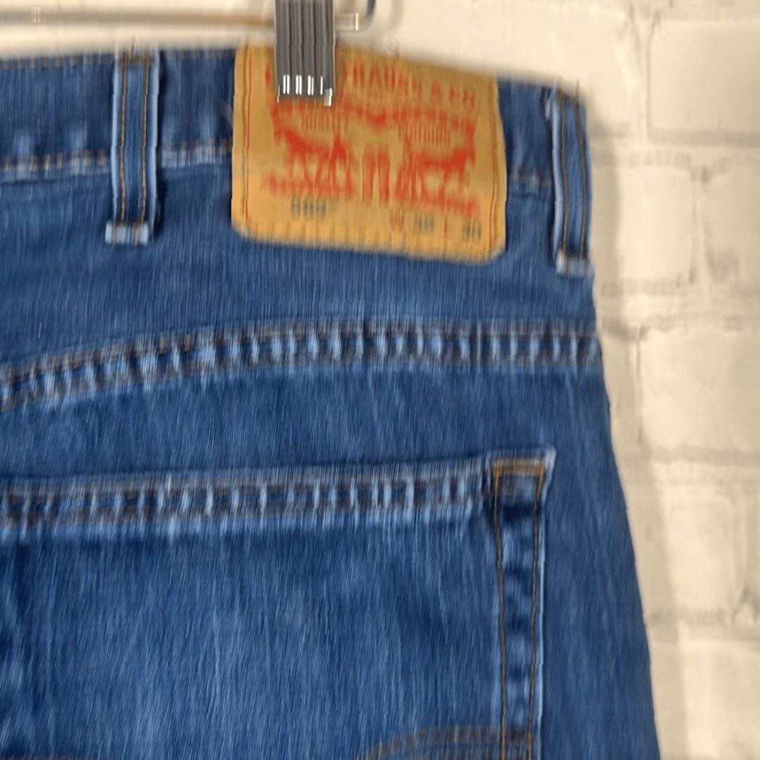 Levi's LEVI'S 569 Jeans Loose Straight Medium Wash 38x30 Men Blue Jeans Size US 38 / EU 54 - 4 Thumbnail