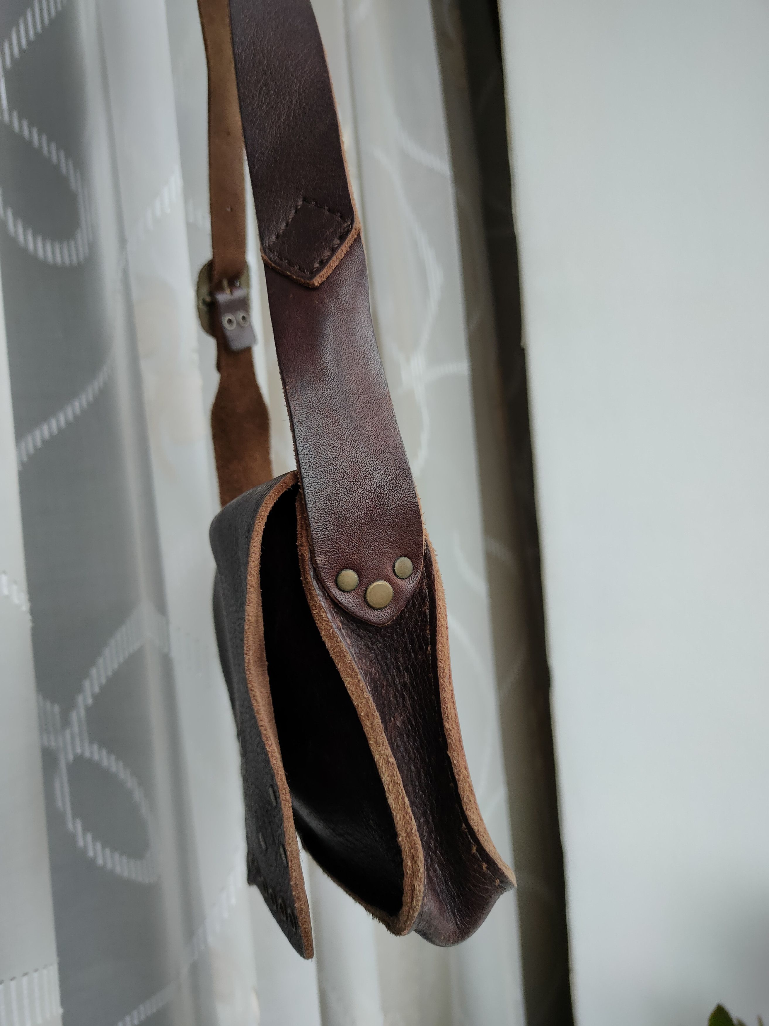 Mango Vintage leather Mango bag MNG handle bag women's bag Size ONE SIZE - 4 Thumbnail