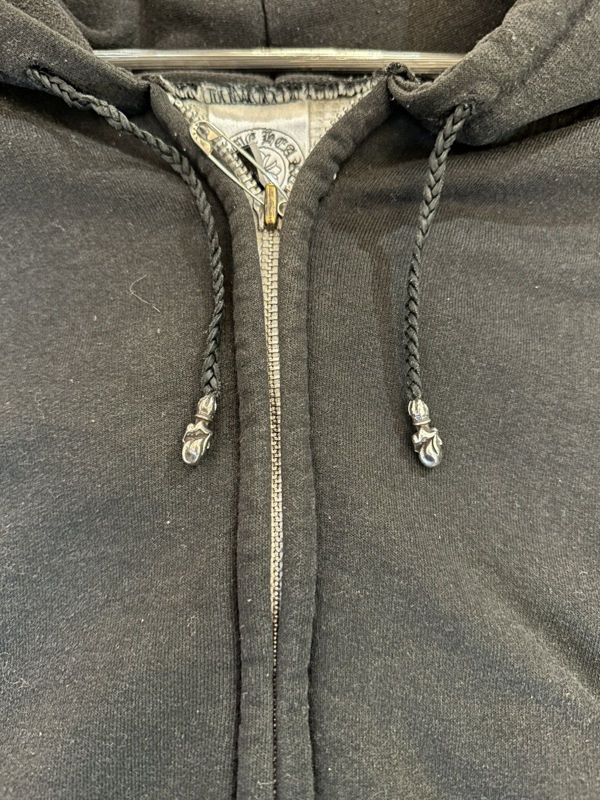 Chrome Hearts CHROME HEARTS VINTAGE THERMAL LINED HOODIE Size US XXL / EU 58 / 5 - 4 Thumbnail