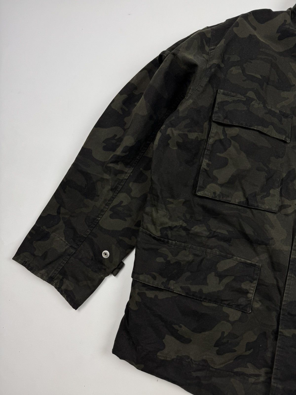 Allsaints AllSaints Ronin Camouflage Heavy Cotton Jacket Size US M / EU 48-50 / 2 - 7 Thumbnail