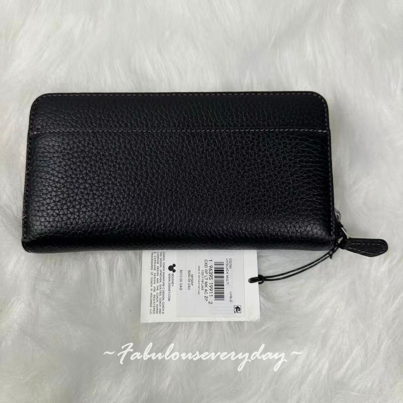 Coach Disney X Coach Essential Accordion Zip Wallet Black Mickey Size ONE SIZE - 4 Thumbnail