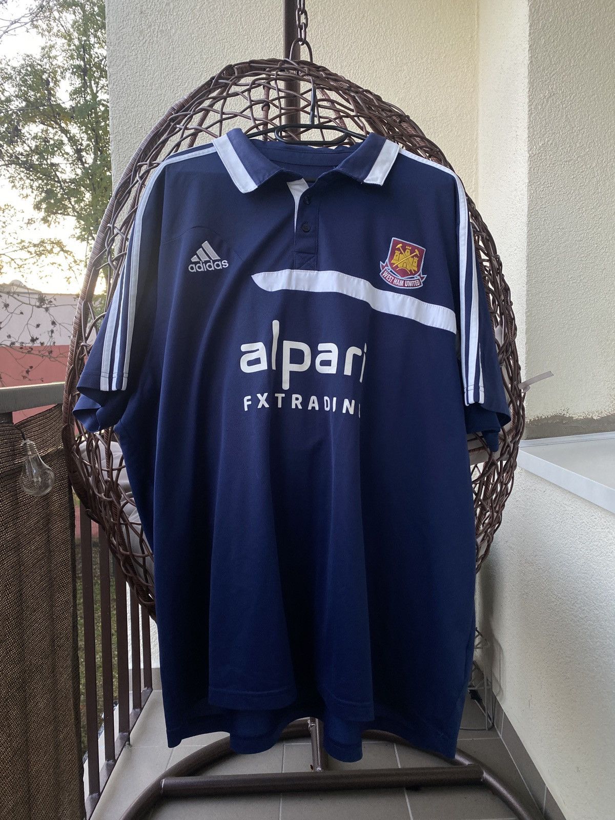 Adidas West ham united adidas jersey 00s Size US XXL / EU 58 / 5 - 1 Thumbnail