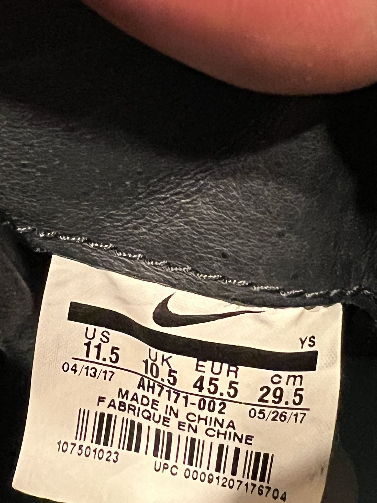 John Elliott × Nike Vandal high top in anthracite gray Size US 11.5 / EU 44-45 - 10 Thumbnail