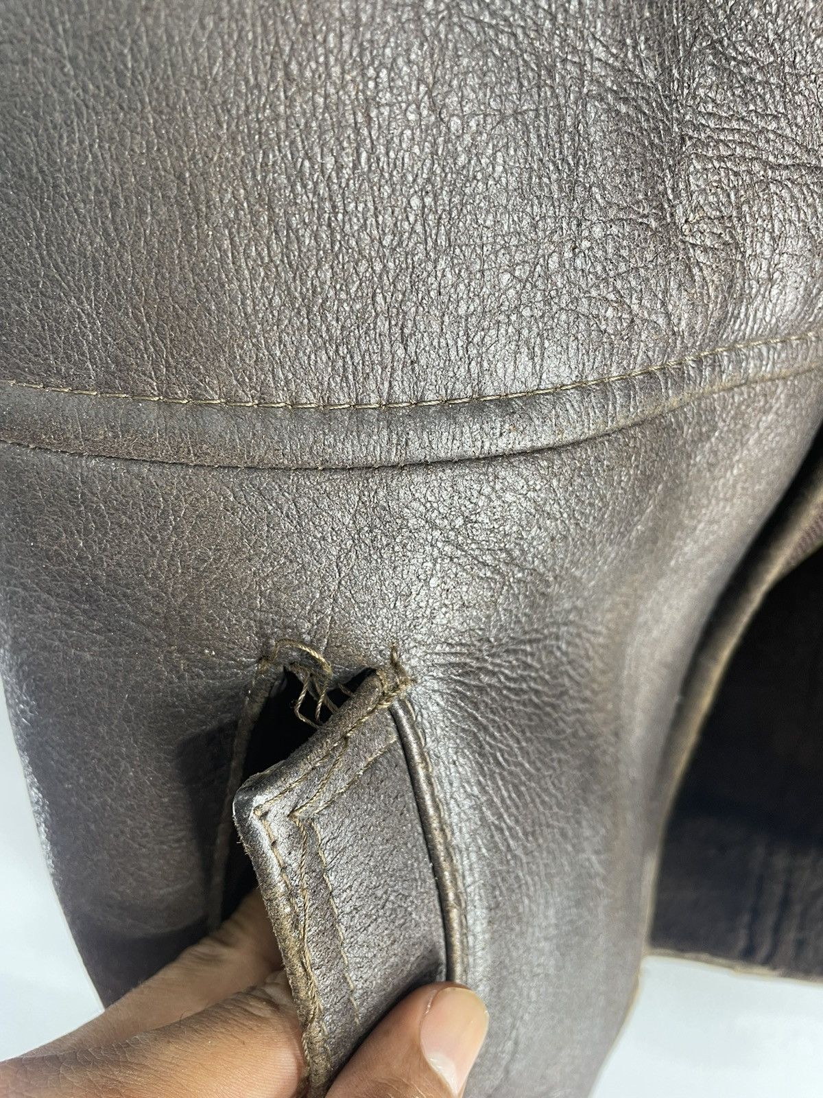Vintage Vintage B 3 Leather Jacket Lining Sherpa Zipper Size US M / EU 48-50 / 2 - 10 Thumbnail