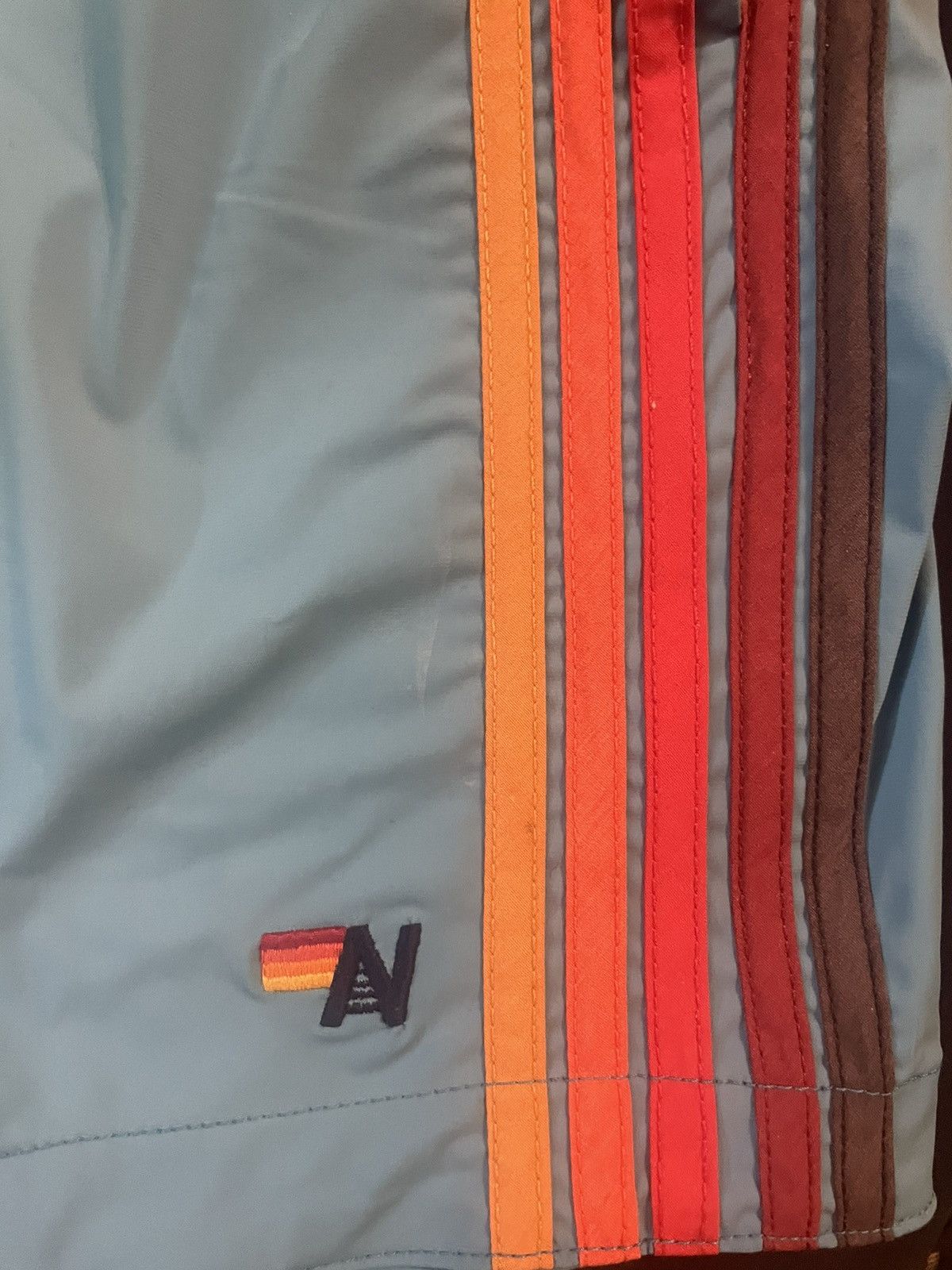 Aviator Nation Men’s 5 stripe swim shorts Size US 34 / EU 50 - 3 Thumbnail