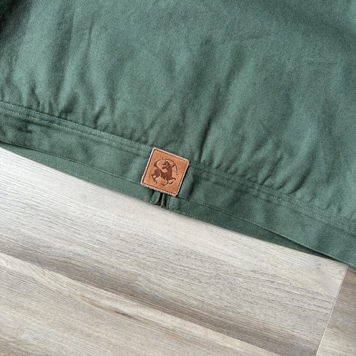 Sinclair Global SINCLAIR COLLAR CANVAS WORK JACKET - OLIVE MSRP: $180 Size US S / EU 44-46 / 1 - 4 Thumbnail