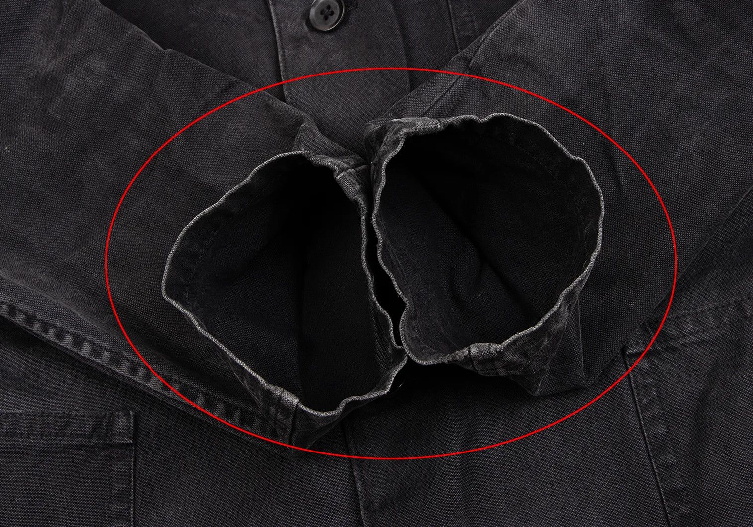 Yohji Yamamoto Yohji Yamamoto Cotton Canvas Jacket Charcoal Size US M / EU 48-50 / 2 - 9 Thumbnail