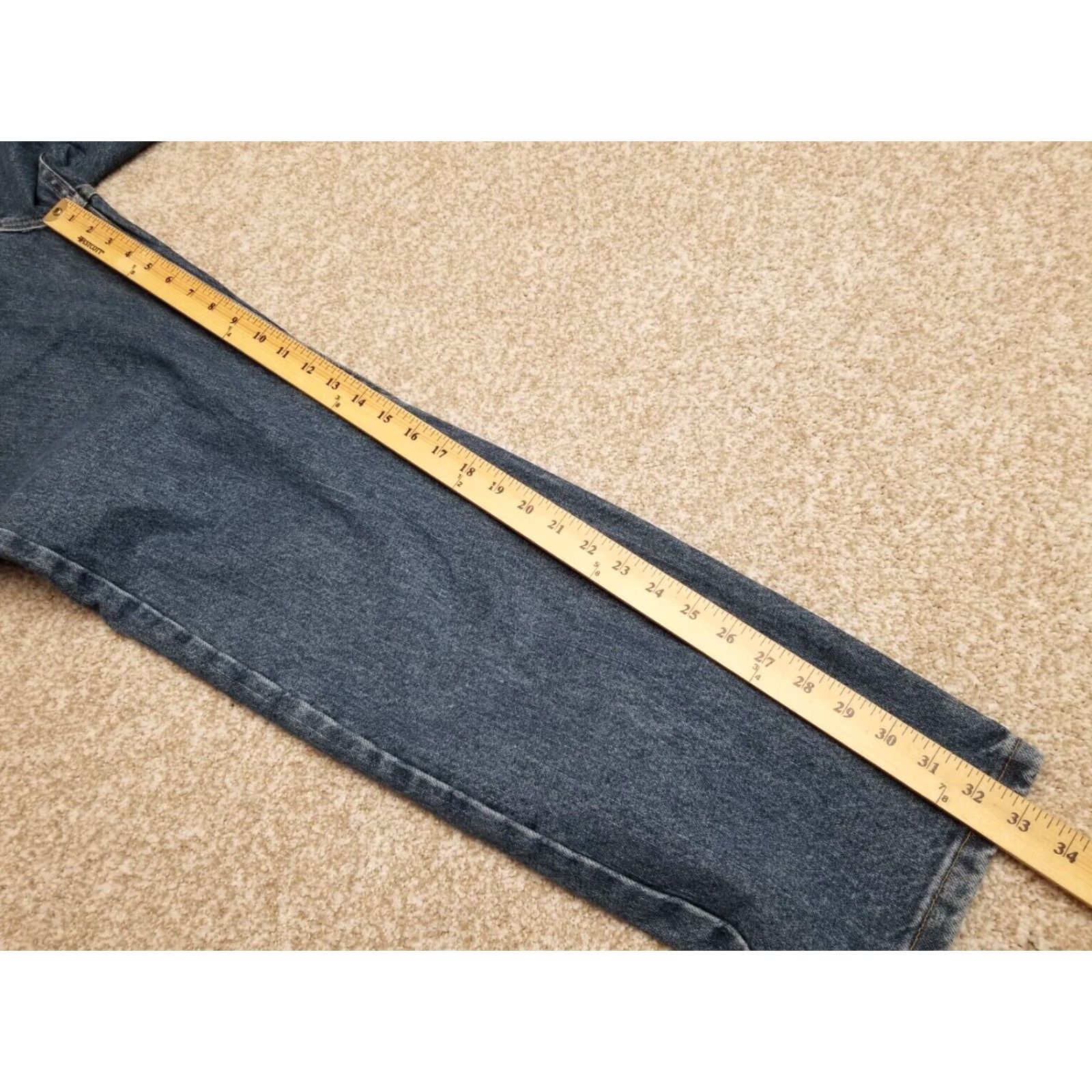 Wrangler Wrangler Jeans Men 38x32 Blue Straight Leg Regular Fit Western Denim Work Pants Size US 38 / EU 54 - 7 Thumbnail