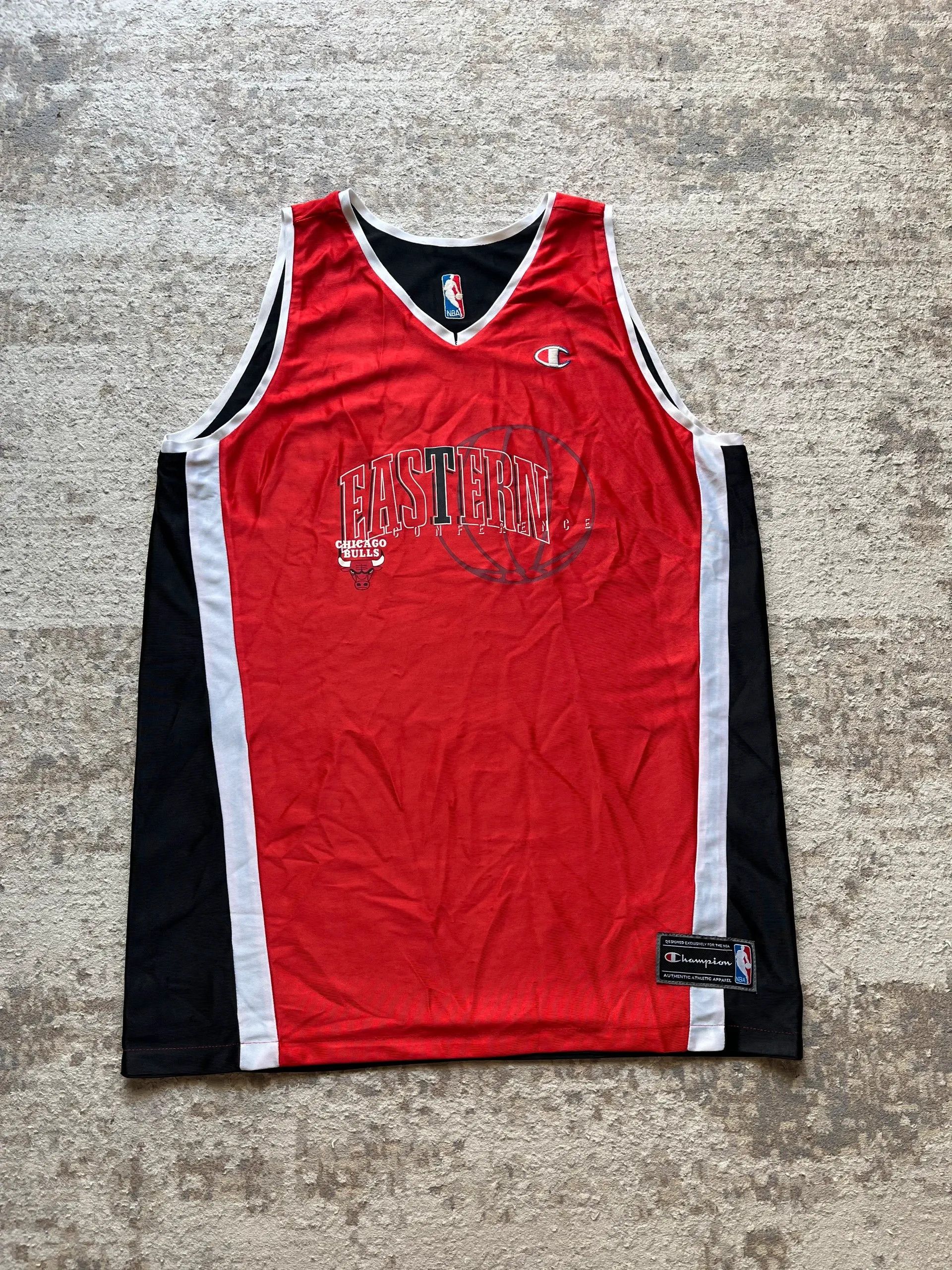 Champion Champion x Chicago Bulls Double Side Jersey Top Tank NBA Size US L / EU 52-54 / 3 - 2 Thumbnail