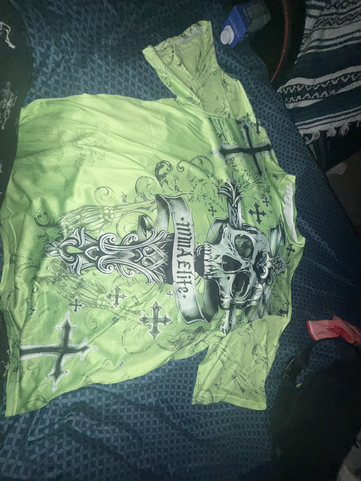 MM6 MMA Elite 2000s style rock star shirt Size US L / EU 52-54 / 3 - 4 Thumbnail