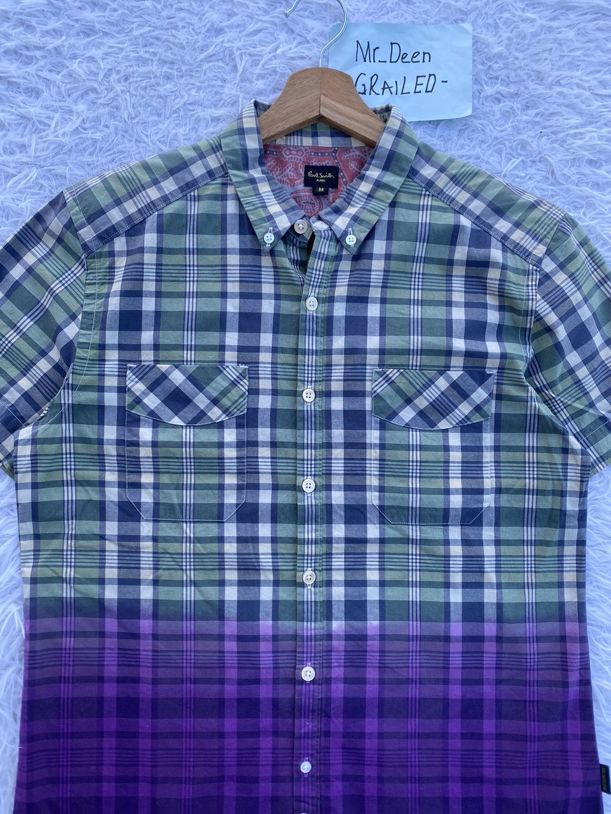 Paul Smith Rare Paul Smith Checkered Buttons Up Shirt Size US M / EU 48-50 / 2 - 6 Thumbnail