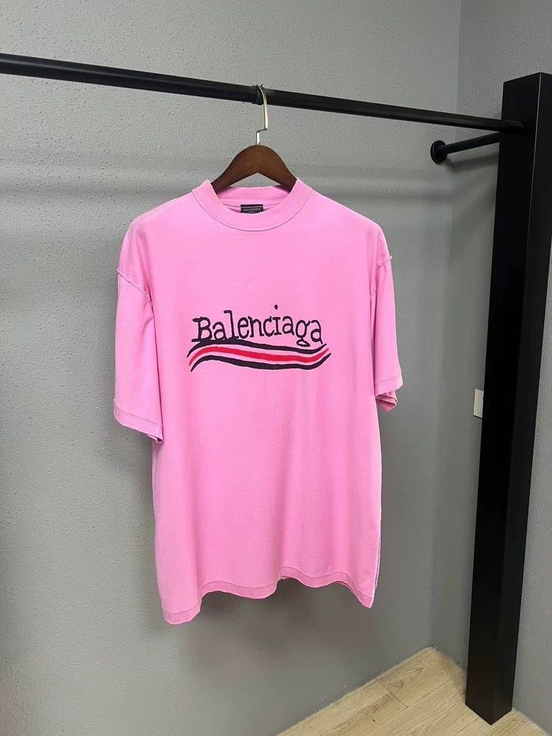 Balenciaga Balenciaga Pink Cola Short Sleeve Size US S / EU 44-46 / 1 - 1 Thumbnail