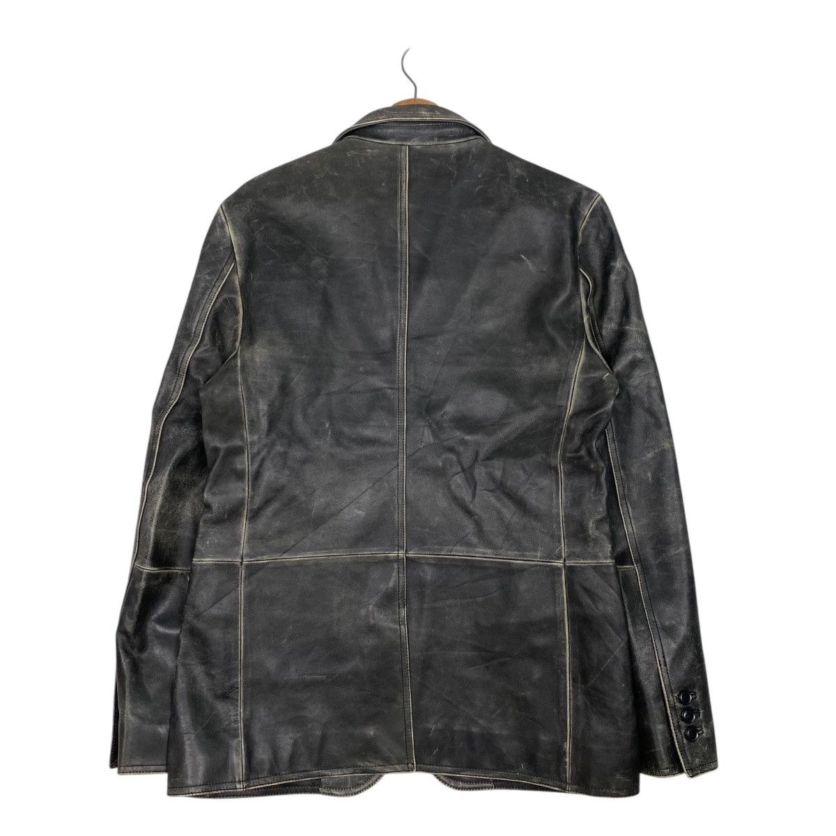 Comme Ca Ism × Japanese Brand × Leather Comme ca du mode patina leather jacket coat Size US M / EU 48-50 / 2 - 7 Thumbnail