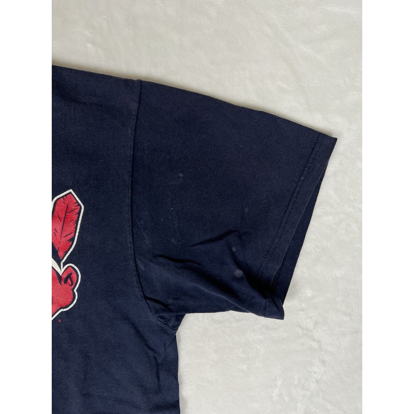 Other Vintage Cleveland Indians T-Shirt Size Large Distressed Stai Size US L / EU 52-54 / 3 - 3 Thumbnail
