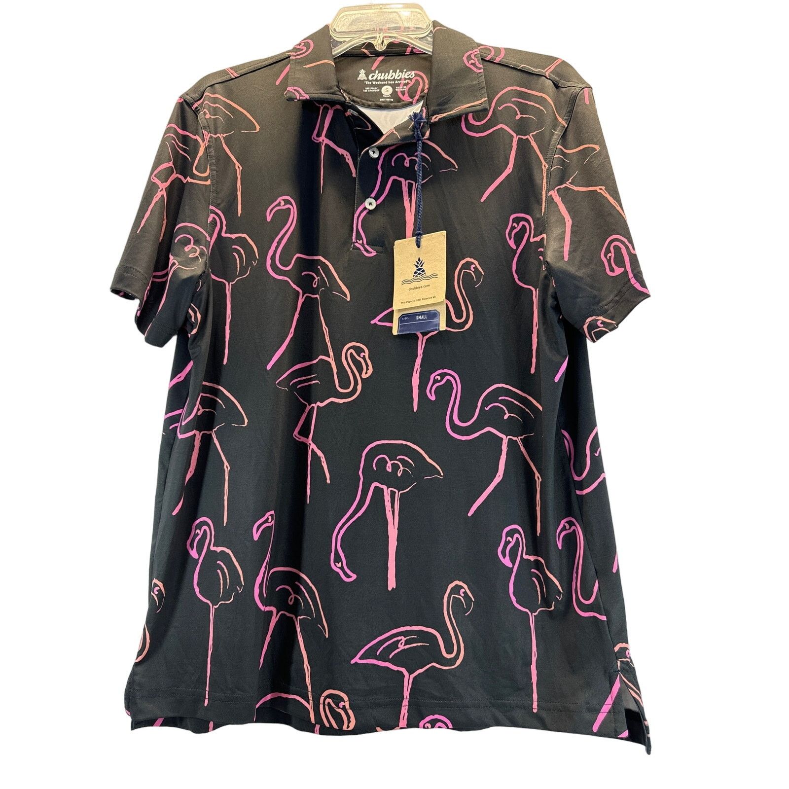 Chubbies Chubbies “The Pretty Palette” Performance Polo men sz S Size US S / EU 44-46 / 1 - 1 Thumbnail