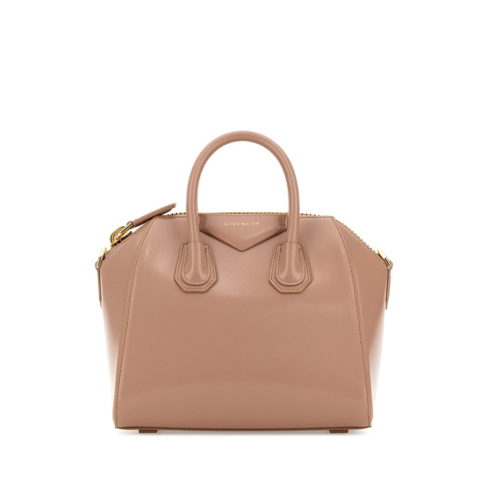 Givenchy GIVENCHY Mini Antigona $2100 Blush Pink Box Leather Handbag Size ONE SIZE - 1 Thumbnail