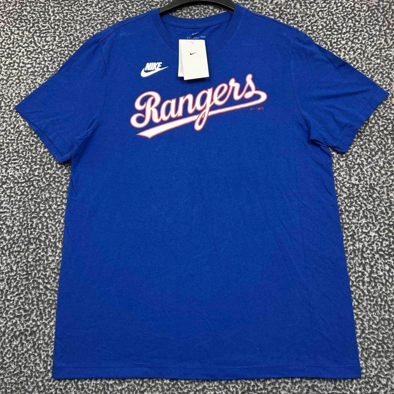 Nike Nike Shirt Men Blue Texas Rangers Ryan #34 NCAA Cotton New L Size US L / EU 52-54 / 3 - 2 Thumbnail