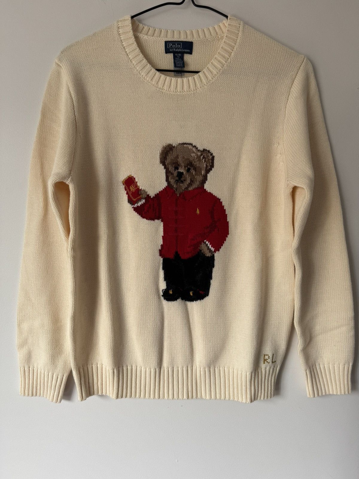 Ralph Lauren Ralph Lauren bear white jumper Size S / US 4 / IT 40 - 1 Thumbnail