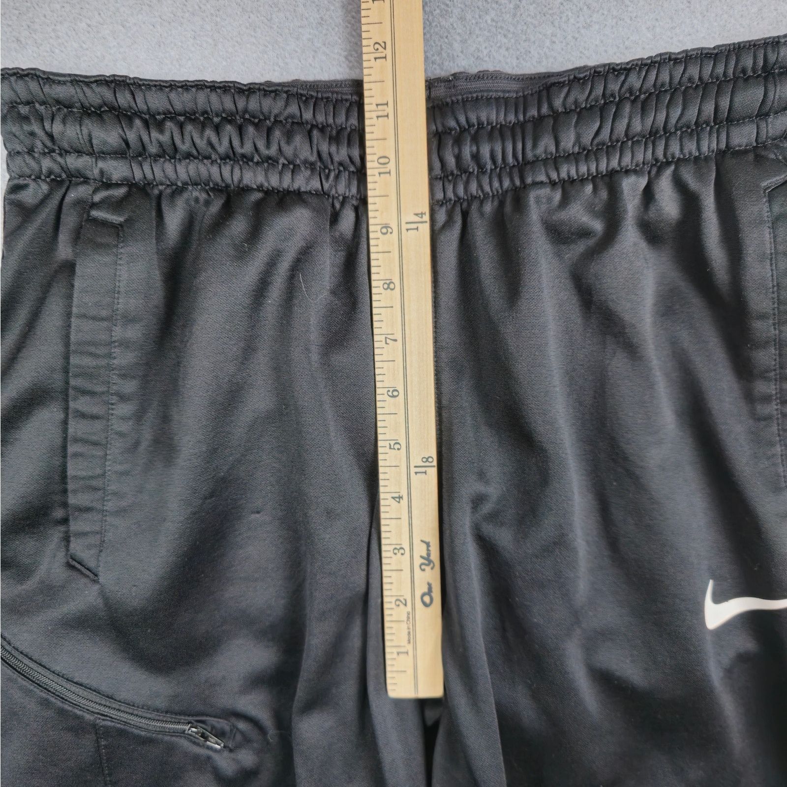 Nike Nike Dri-FIT Large Black Athletic Pants Elastic Pockets Size US 32 / EU 48 - 13 Thumbnail