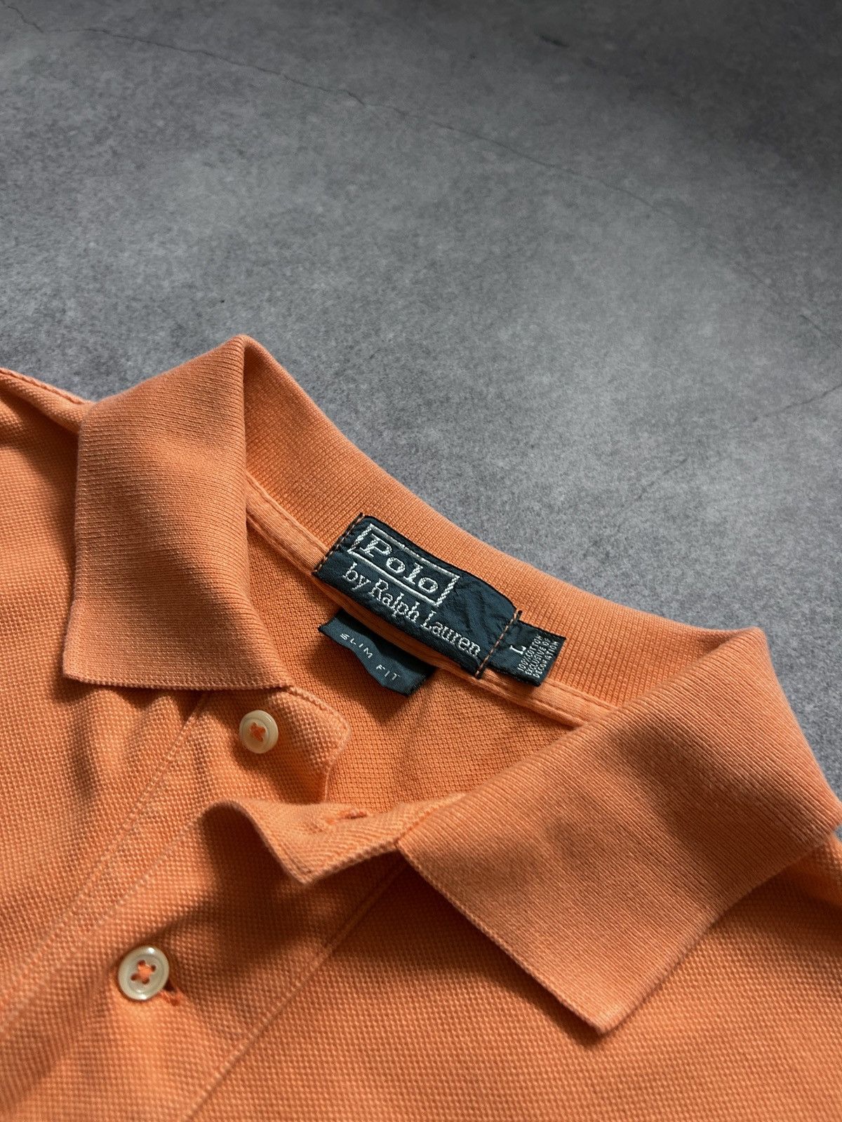 Polo Ralph Lauren × Vintage Vintage Polo Ralph Lauren peach luxury polos Size US L / EU 52-54 / 3 - 4 Thumbnail