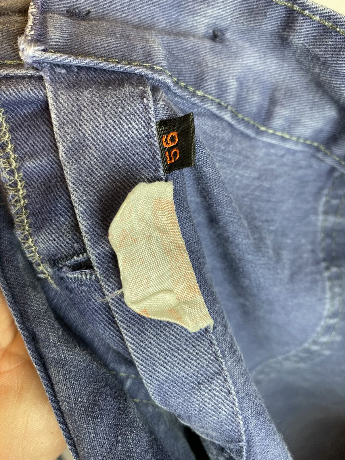 Le Laboureur × Vintage Vintage Faded Workwear Pants in Washed Indigo Purple Size US 40 / EU 56 - 11 Thumbnail