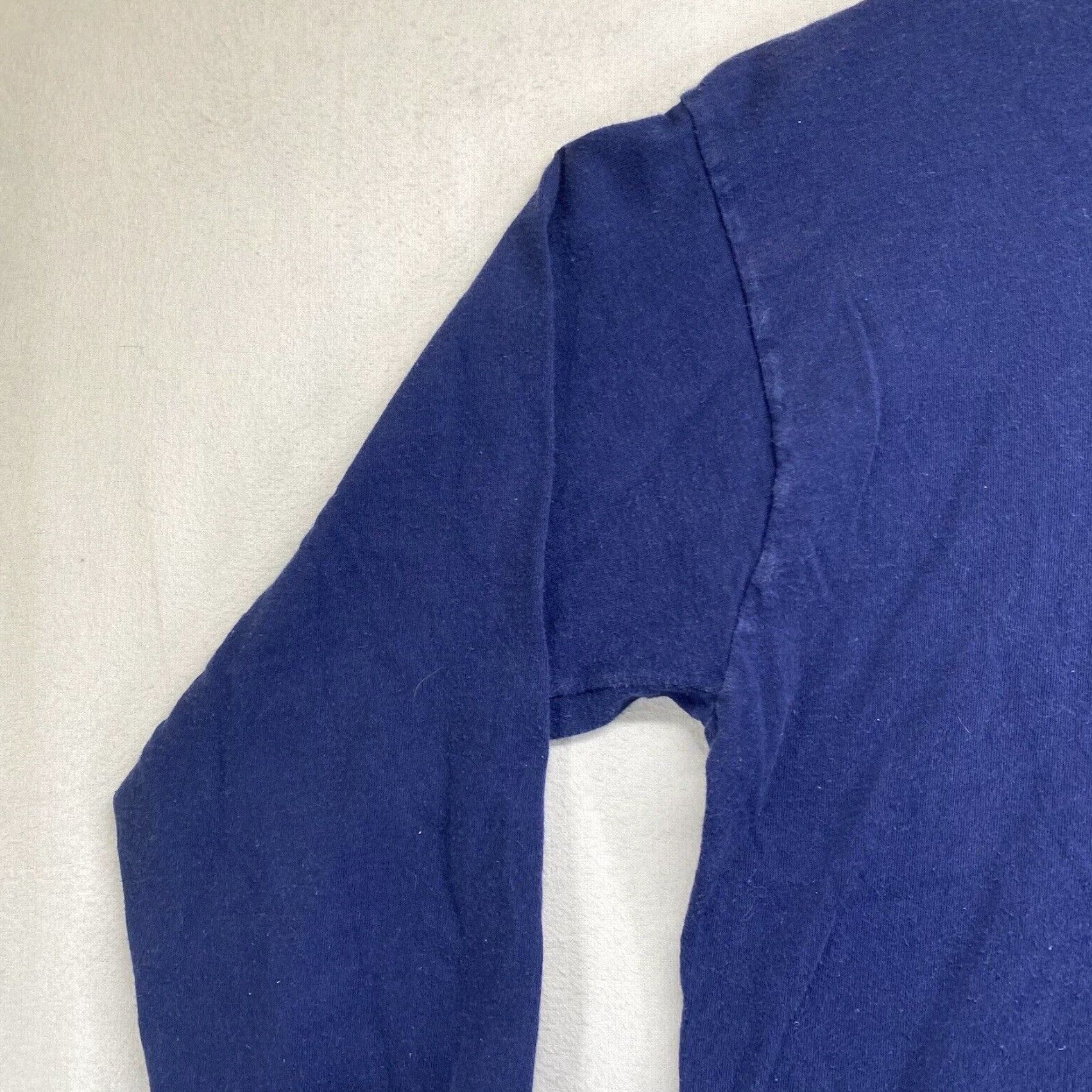 Fruit Of The Loom VINTAGE Fruit of the Loom T-Shirt Men's Medium Long Sleeve Blue Political 2000s Y2K Republican Democrat Presidential Election Size US M / EU 48-50 / 2 - 7 Thumbnail