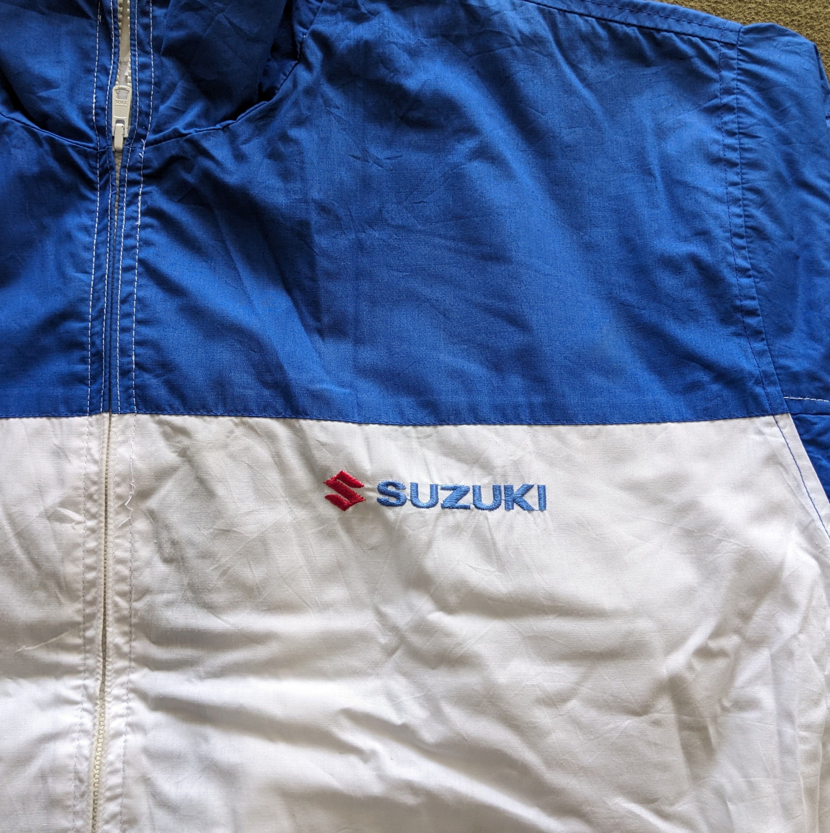 Japanese Brand Vintage SUZUKI Motorsports Racing Jacket Size US XL / EU 56 / 4 - 3 Thumbnail