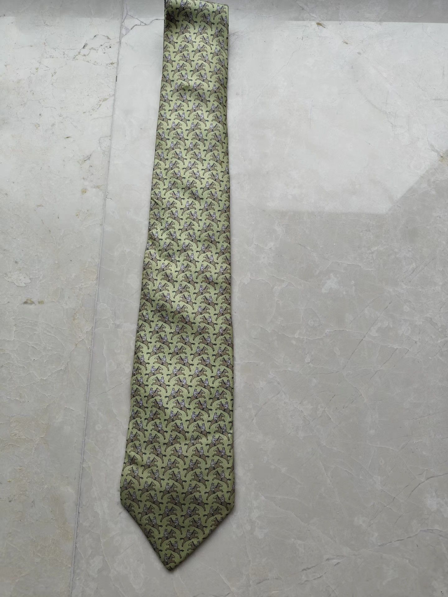 Hermes Hermes Men's Tie K29 Size ONE SIZE - 1 Thumbnail