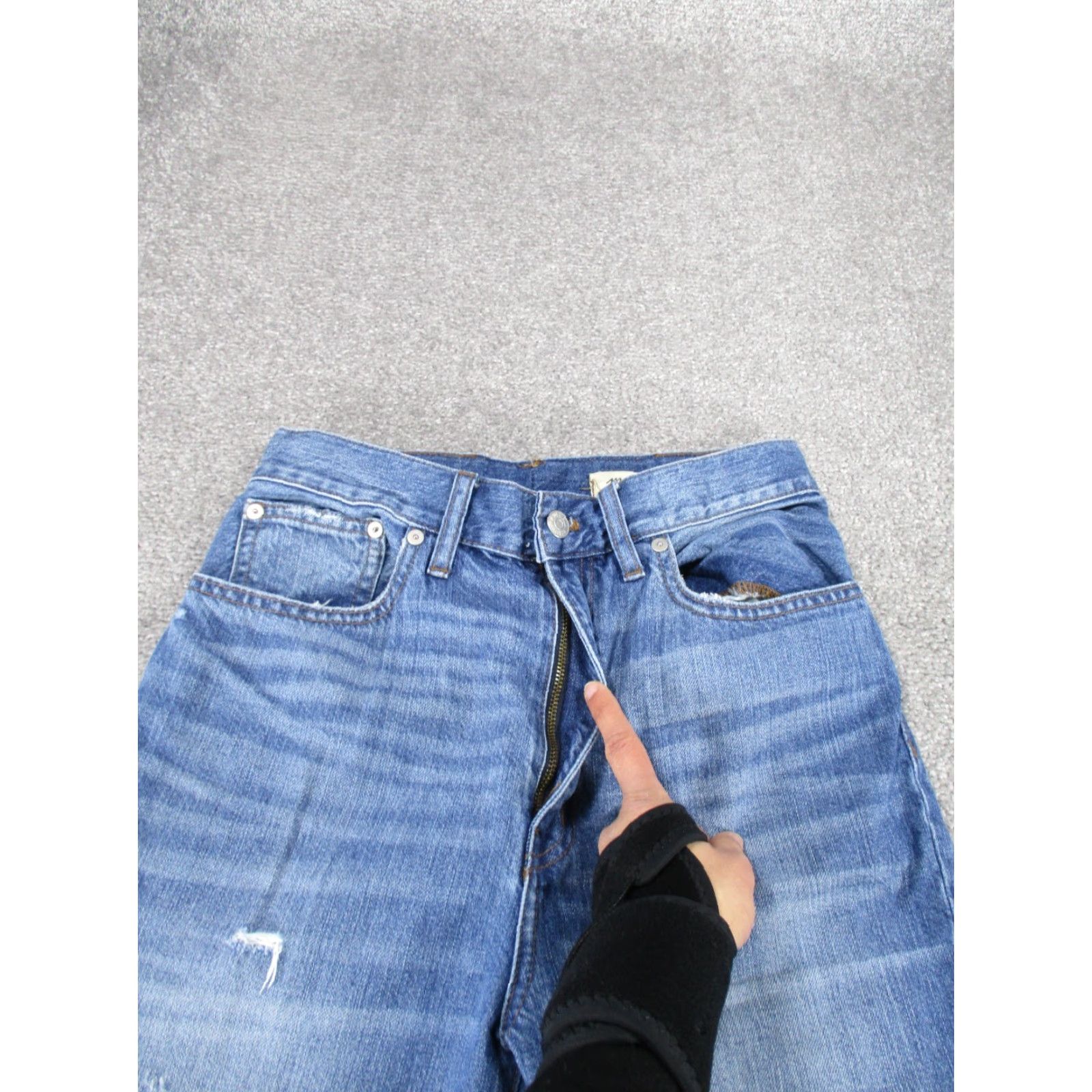Madewell Madewell Jeans Skinny Denim Woman 29 High Rise Light Medium Wash Blue Regular Size 29 Womens Jeans Size 29" - 3 Thumbnail