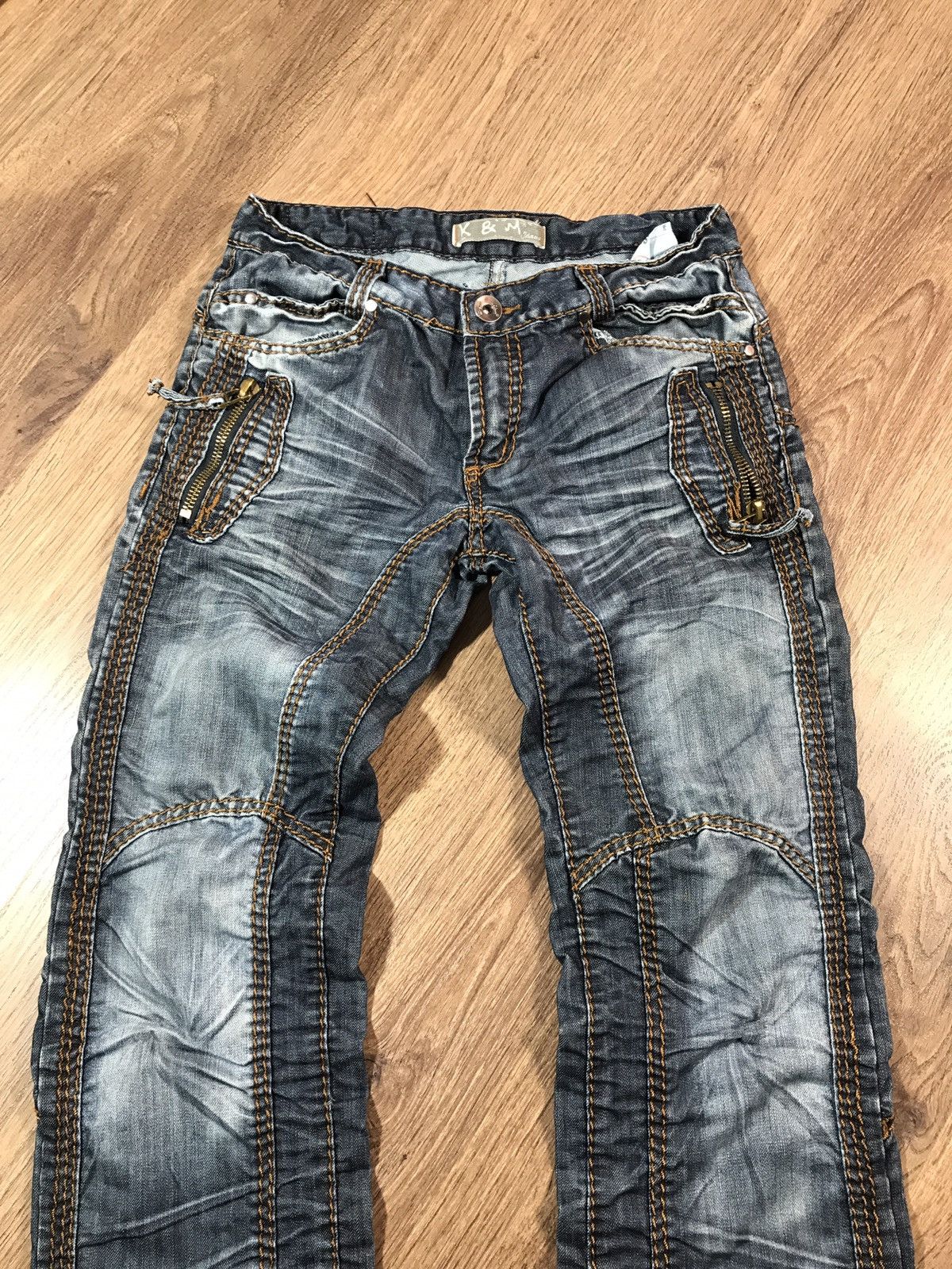 Japanese Brand × Vintage K&M Vintage Japanese Denim Pants Jeans Size US 31 - 3 Thumbnail