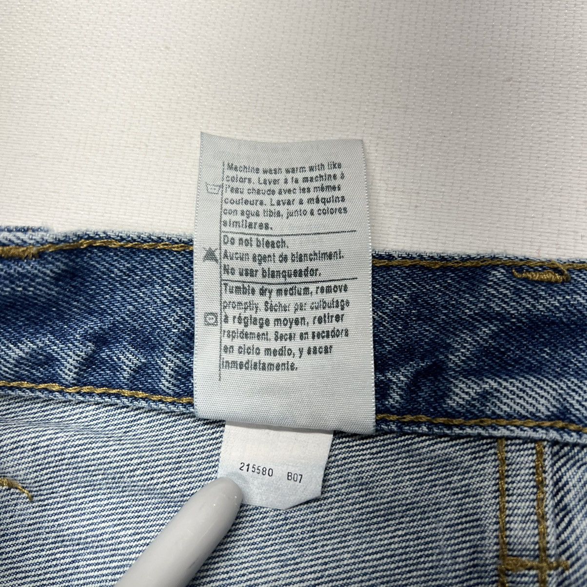Carhartt × Vintage Carhartt Jeans Blue Loose Fit Straight Blue Faded Logo Y2K Size US 33 - 10 Thumbnail
