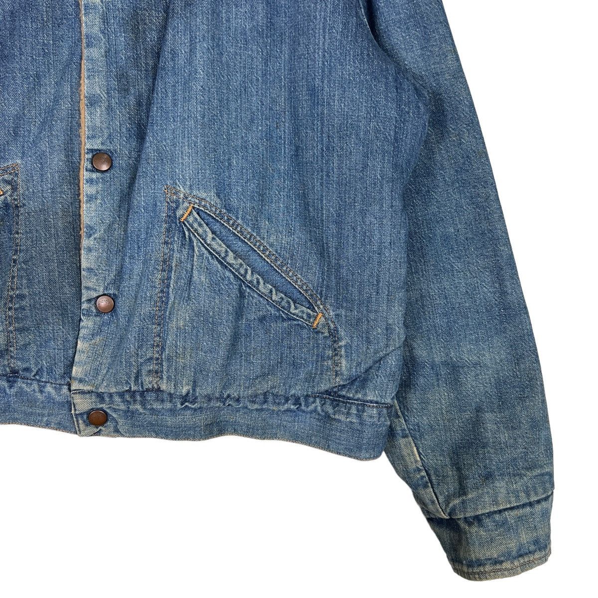 Vintage 🔥 VINTAGE WRANGLER SHEARLING TRUCKER JACKET MADE IN USA Size US M / EU 48-50 / 2 - 5 Thumbnail