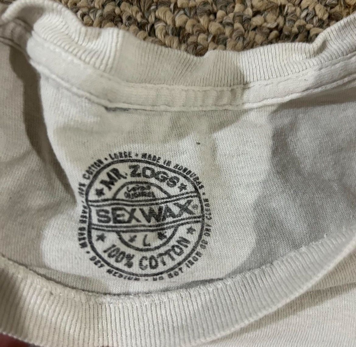 Vintage Mr.Zogs sex wax White t-Shirt Size US L / EU 52-54 / 3 - 2 Thumbnail
