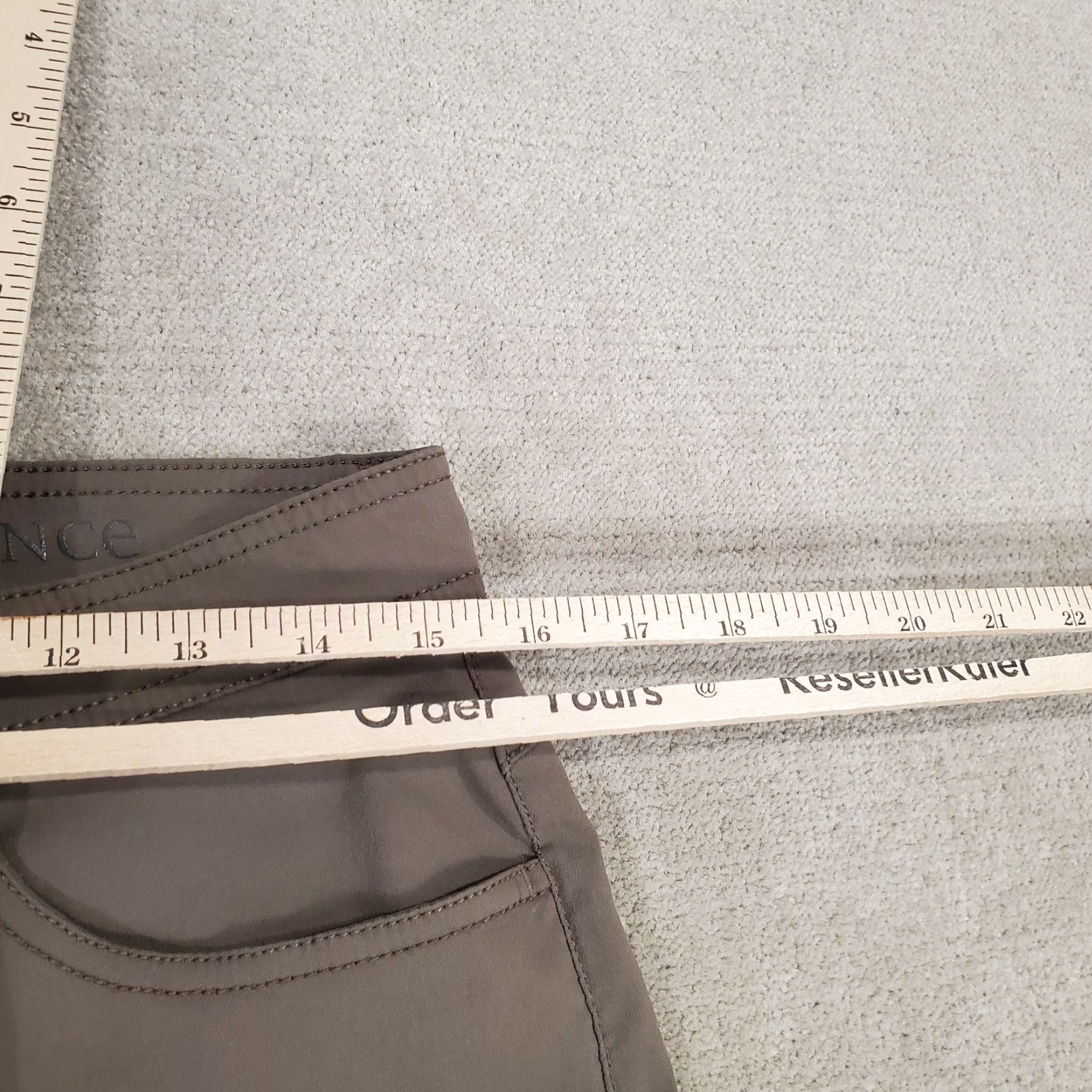 Prana PrAna Pants Mens 32x29 Green Slim Chino Straight Front Flat Front Nylon Spandex Pockets Casual Outdoor Hiking M4BN30312 Size US 31 - 4 Thumbnail