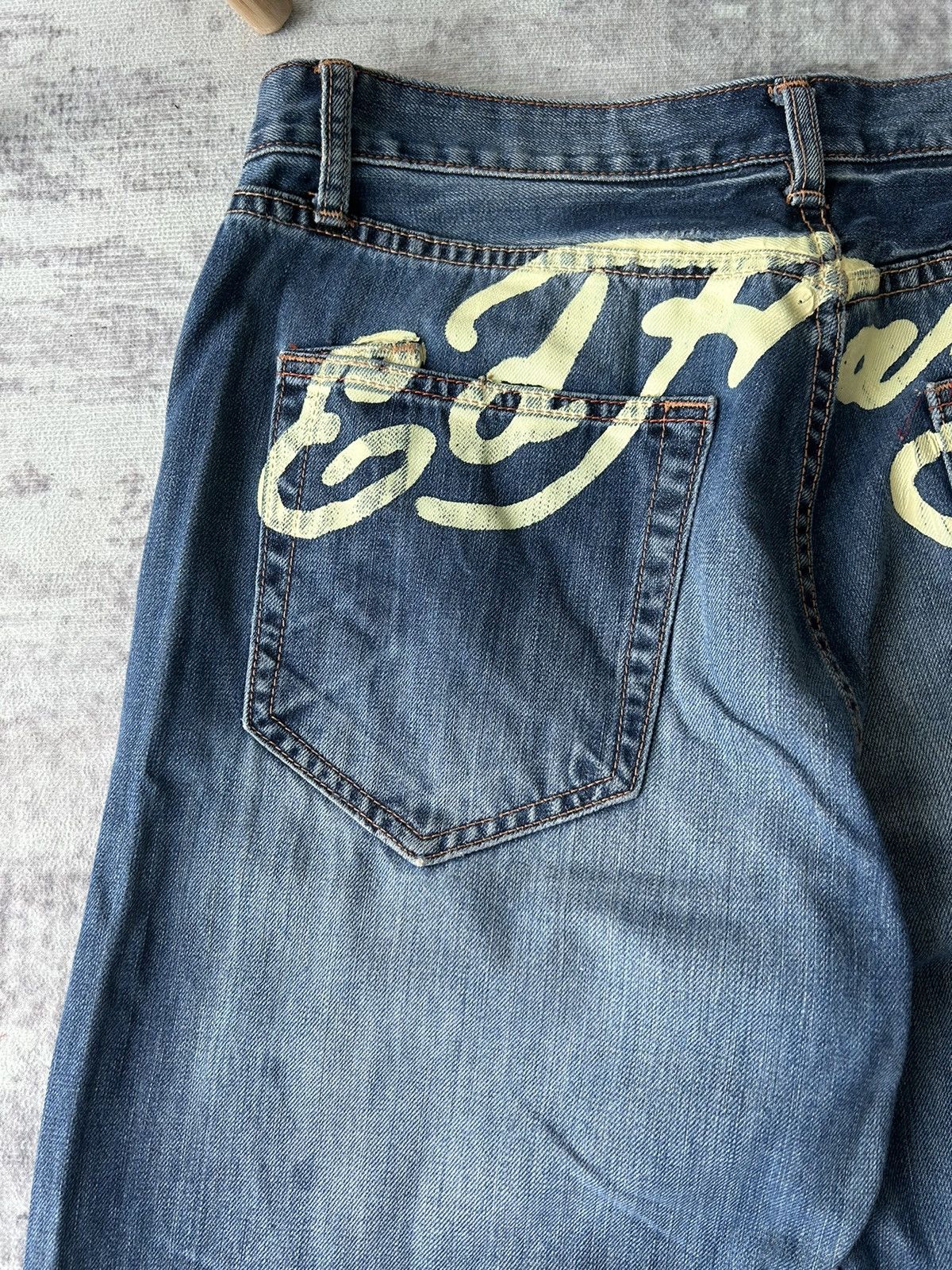 Ed Hardy Embroidery New York Skulls Ed Hardy Denim Size US 33 - 7 Thumbnail