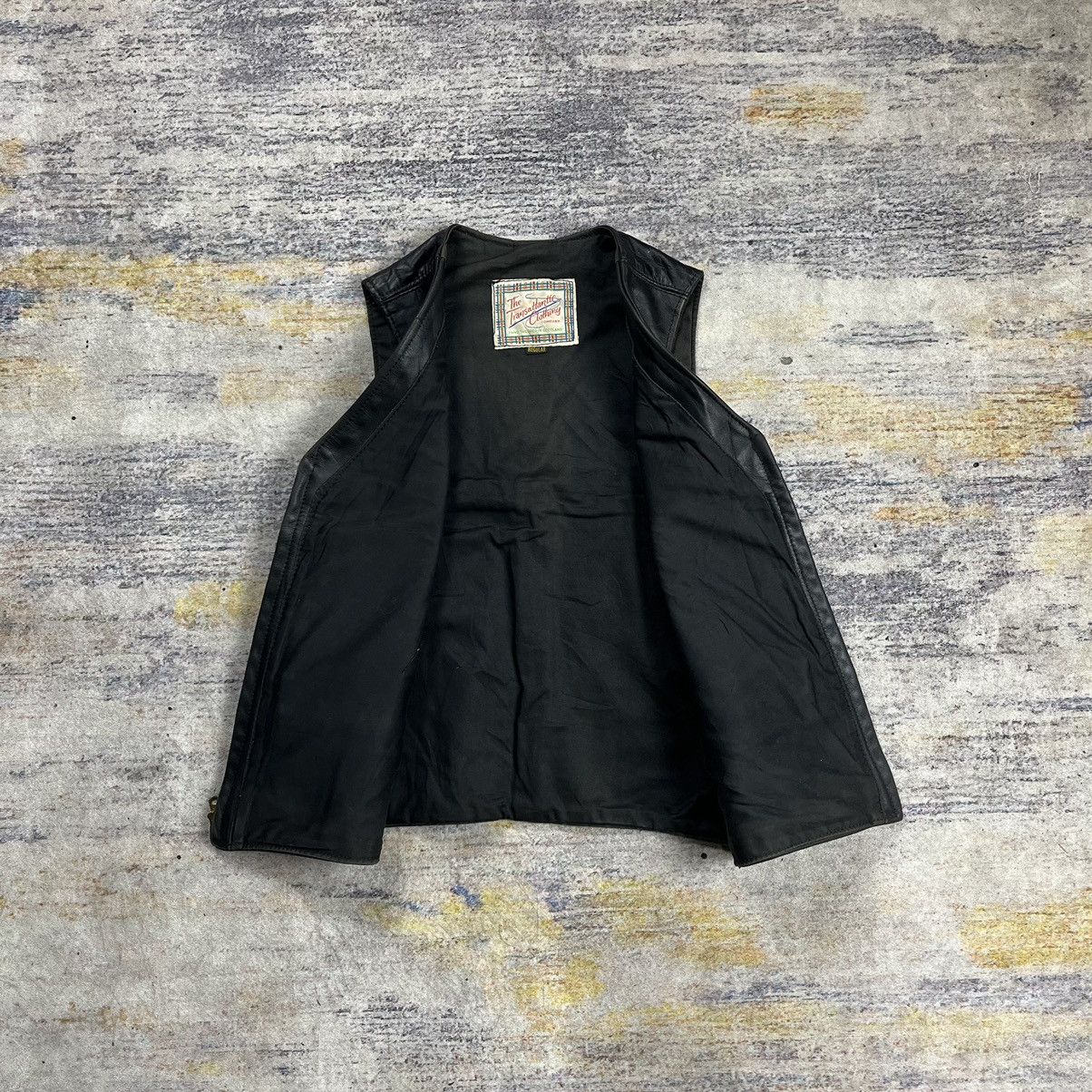 Aero Leathers Vintage 70s The Transatlantic clothing leather vest talon Size US M / EU 48-50 / 2 - 10 Thumbnail